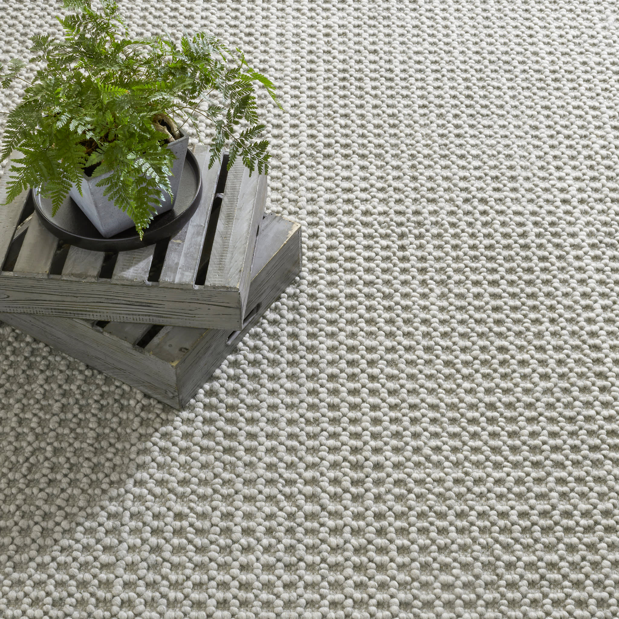 Hooper Handwoven Wool Rug | Grey - Image 3