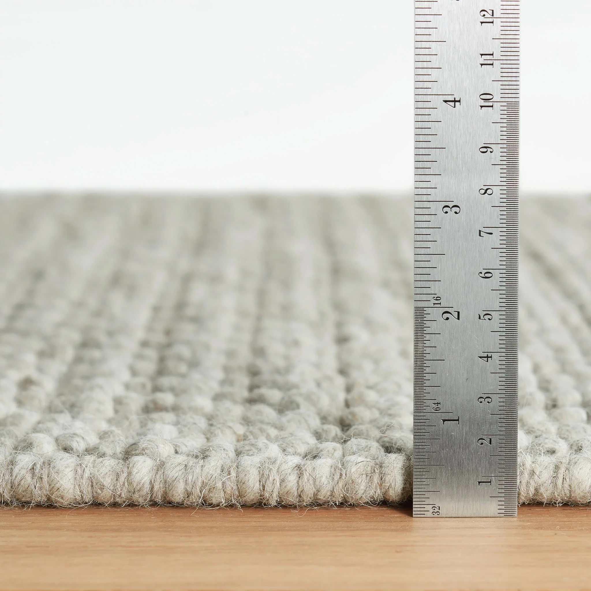 Hooper Handwoven Wool Rug | Grey - Image 4