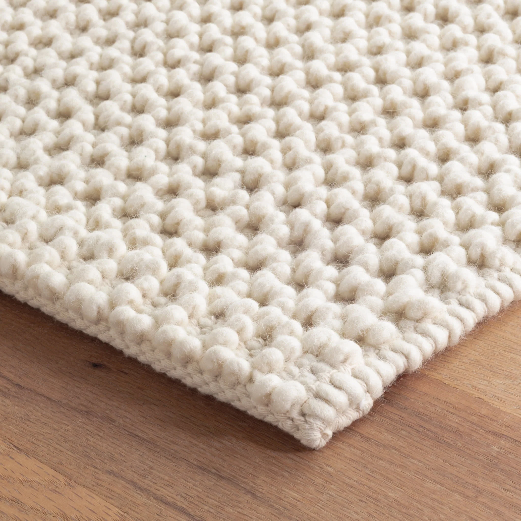 Hooper Handwoven Wool Rug | Ivory - Image 6