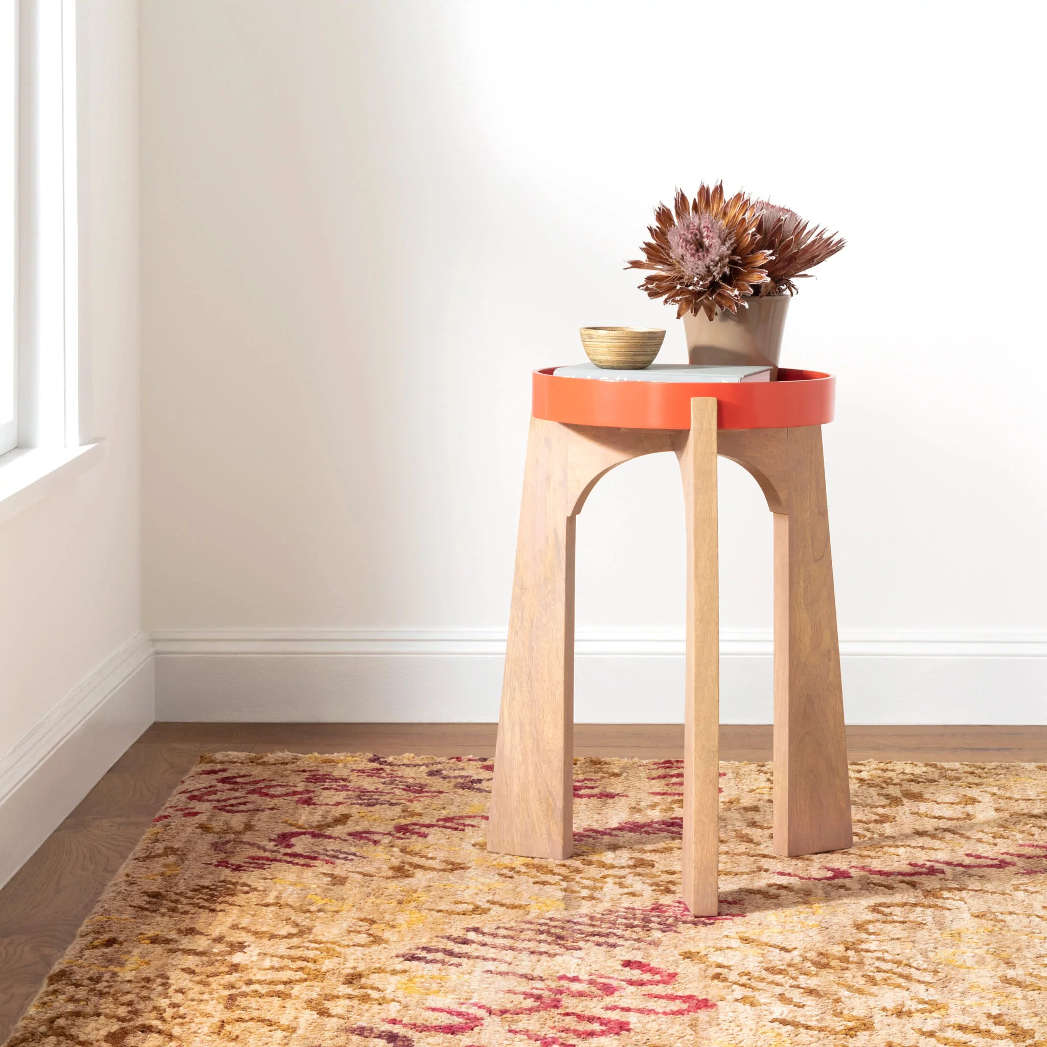 Horseshoe Hand Knotted Jute Rug | Spice - Image 3