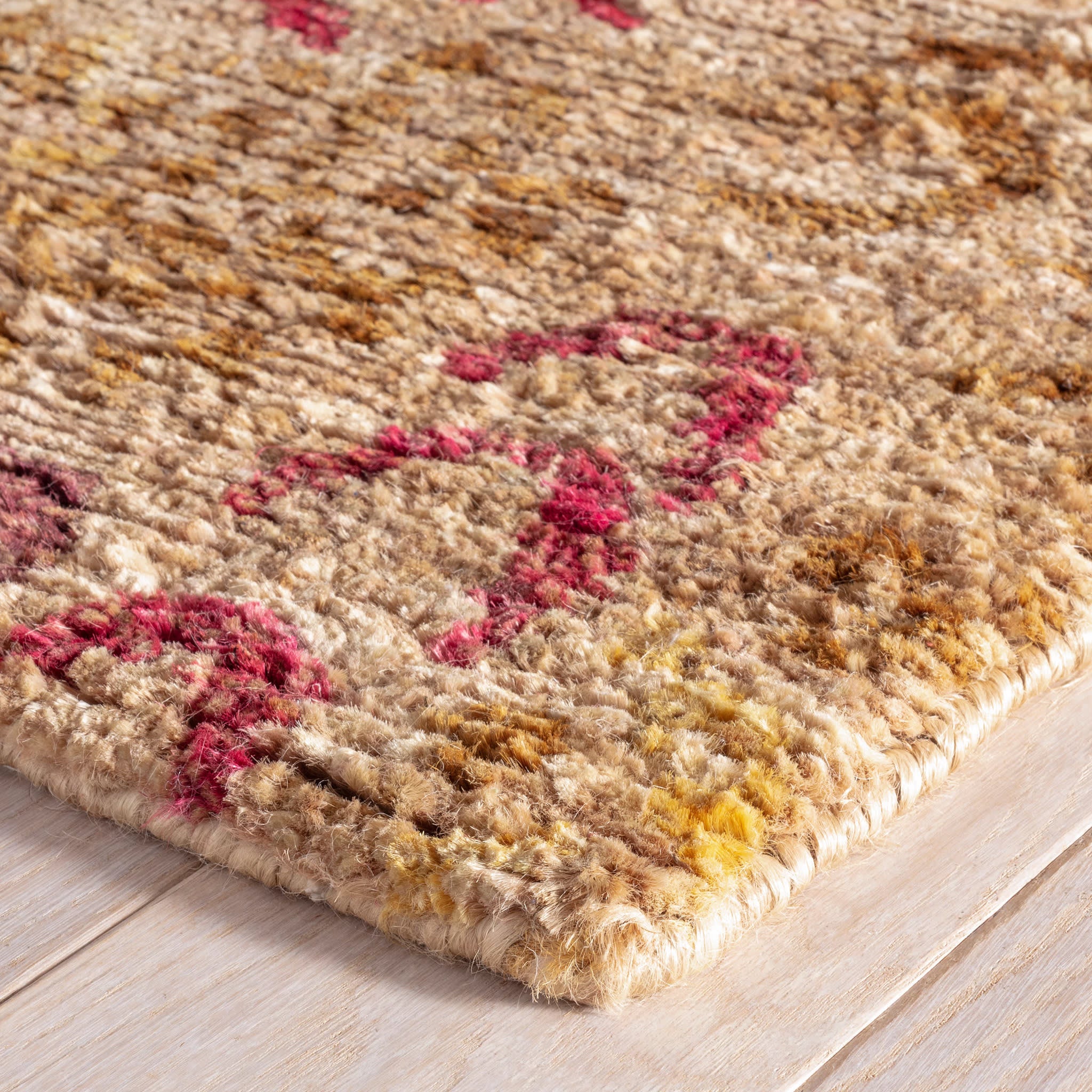 Horseshoe Hand Knotted Jute Rug | Spice - Image 5