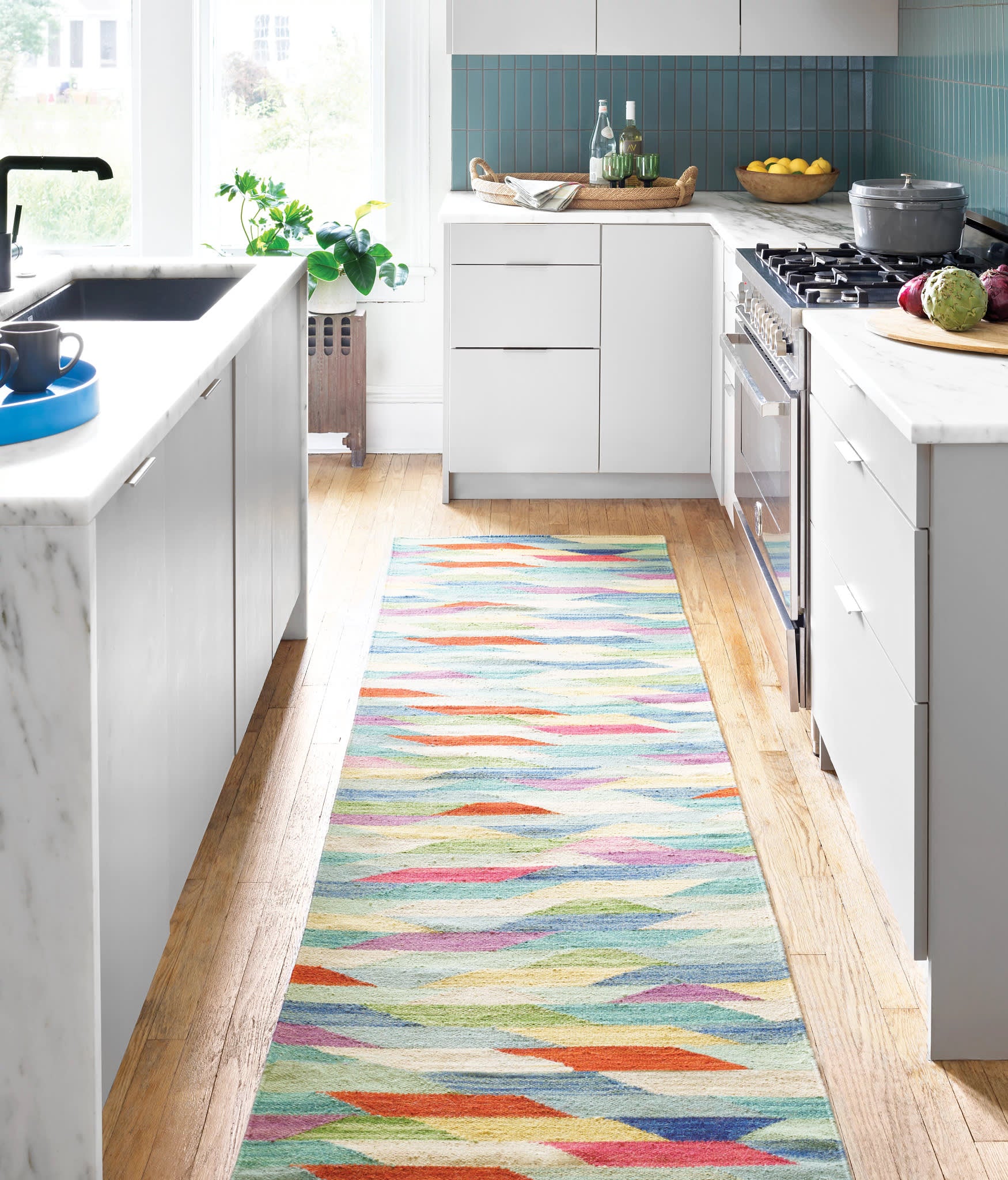 Hotline Handwoven Wool Rug | Multi - Image 4