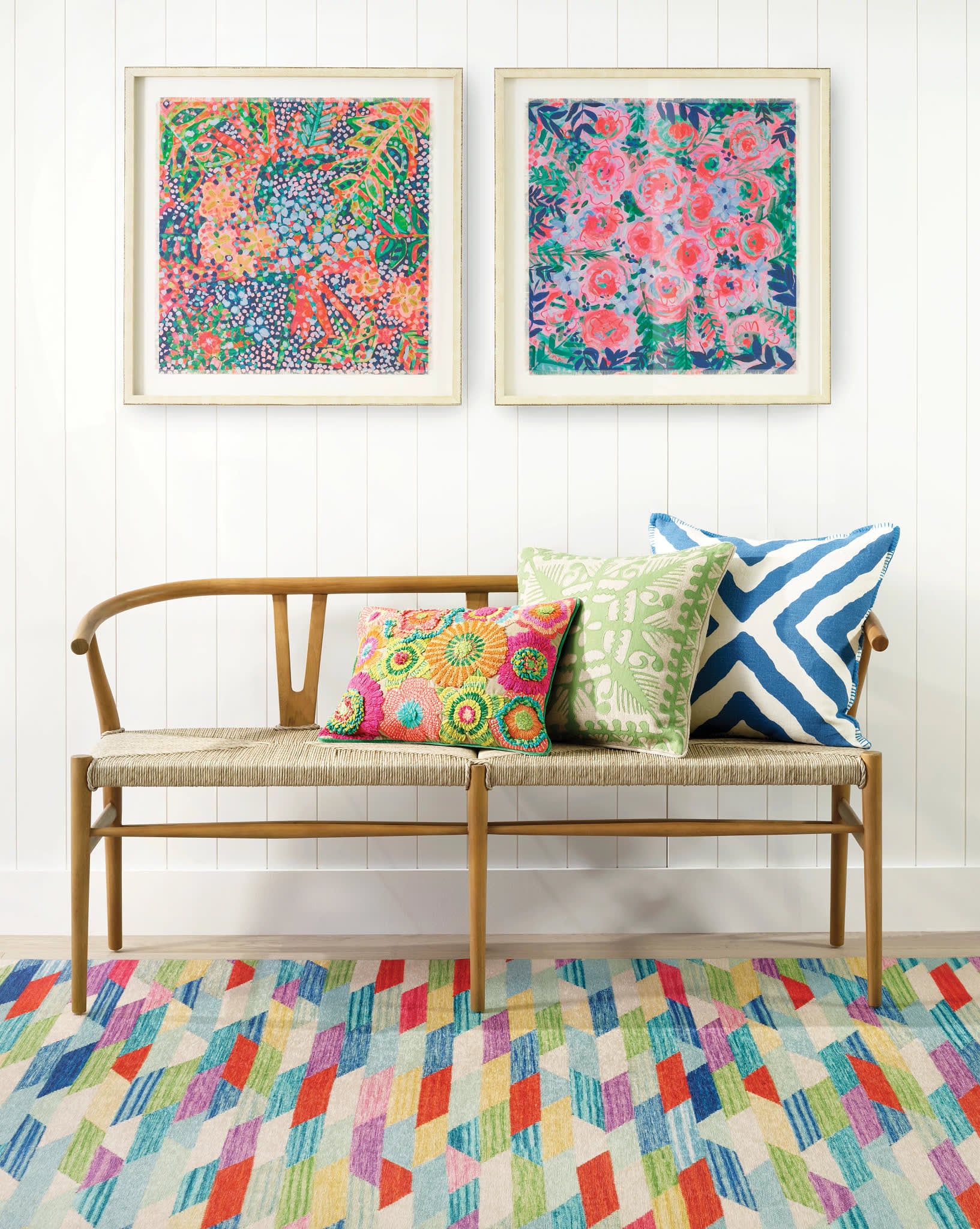 Hotline Machine Washable Rug | Multi - Image 2