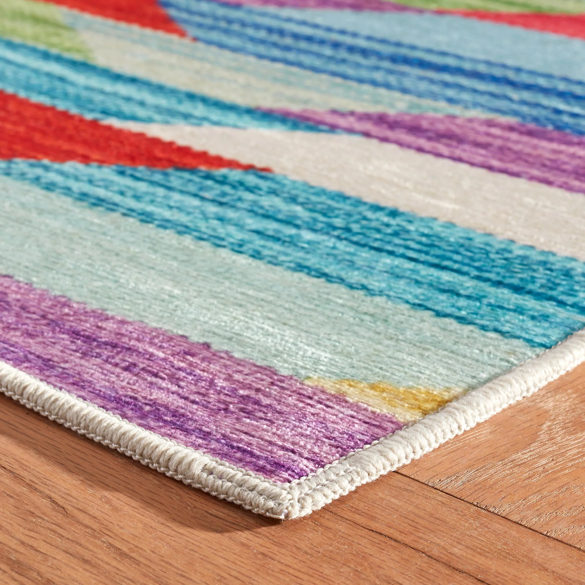 Hotline Machine Washable Rug | Multi - Image 6