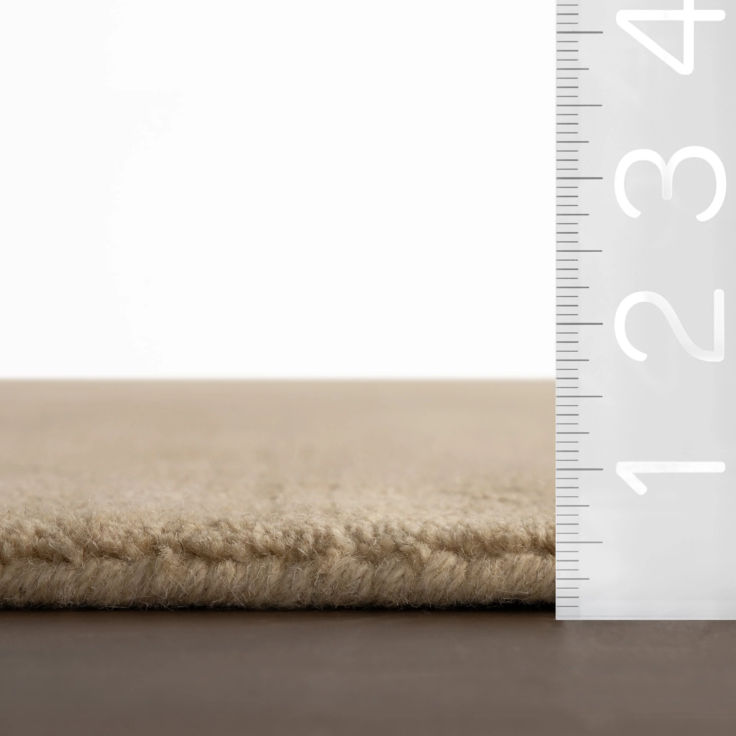 Iania Modern Solid Rug | Ivory - Image 8