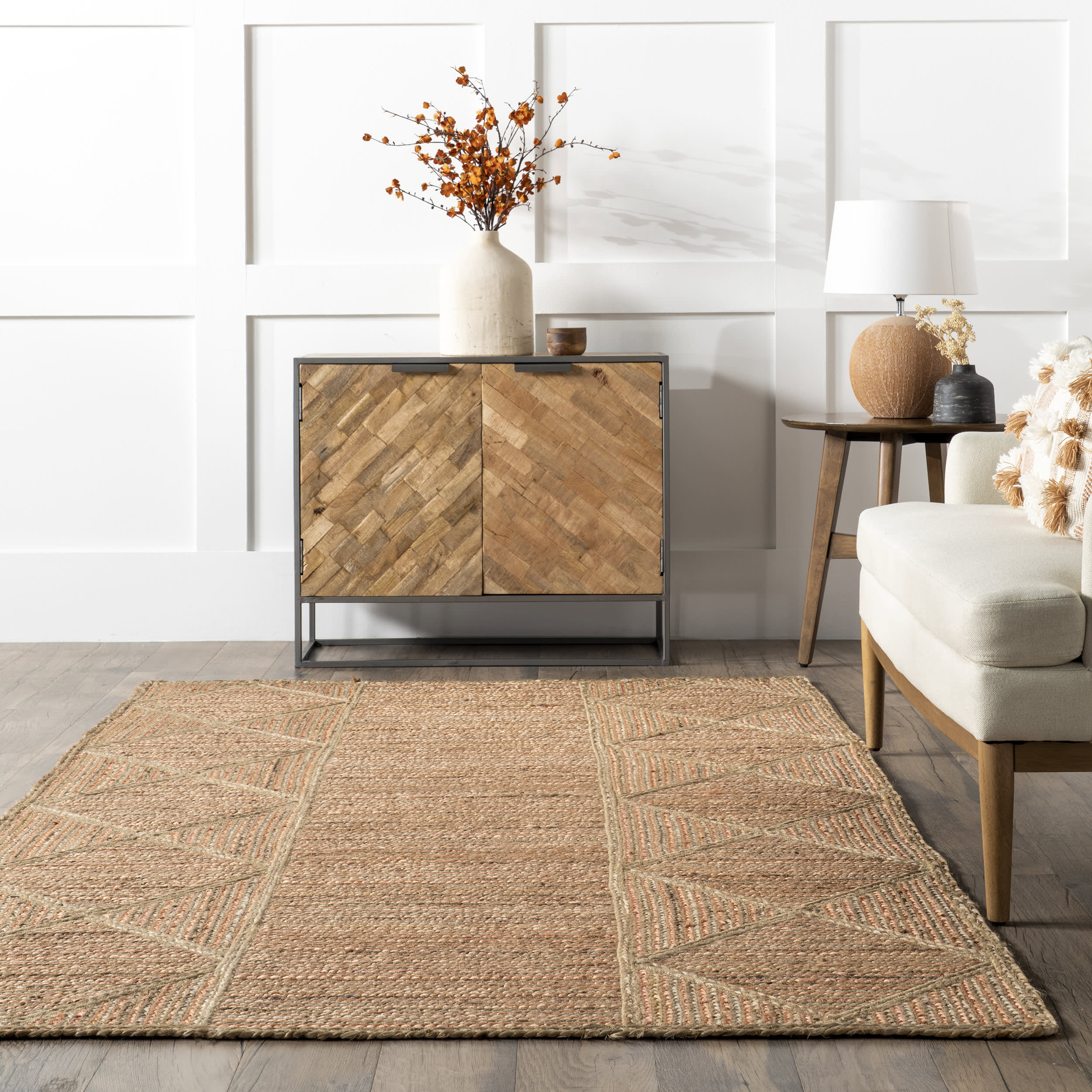 Iggy Jute Moroccan Rug | Natural - Image 4