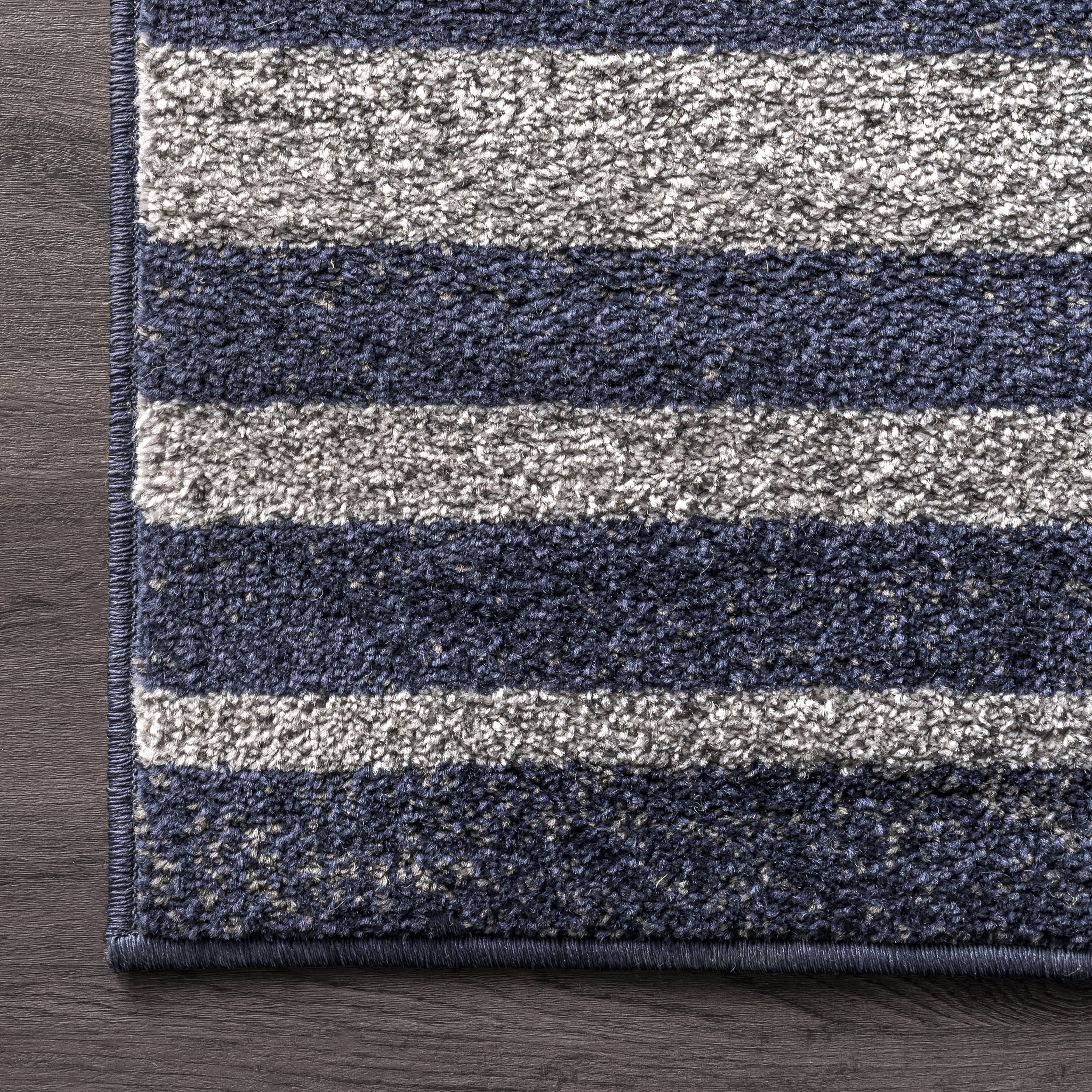 Iliana Striped Starfish Rug | Blue - Image 3