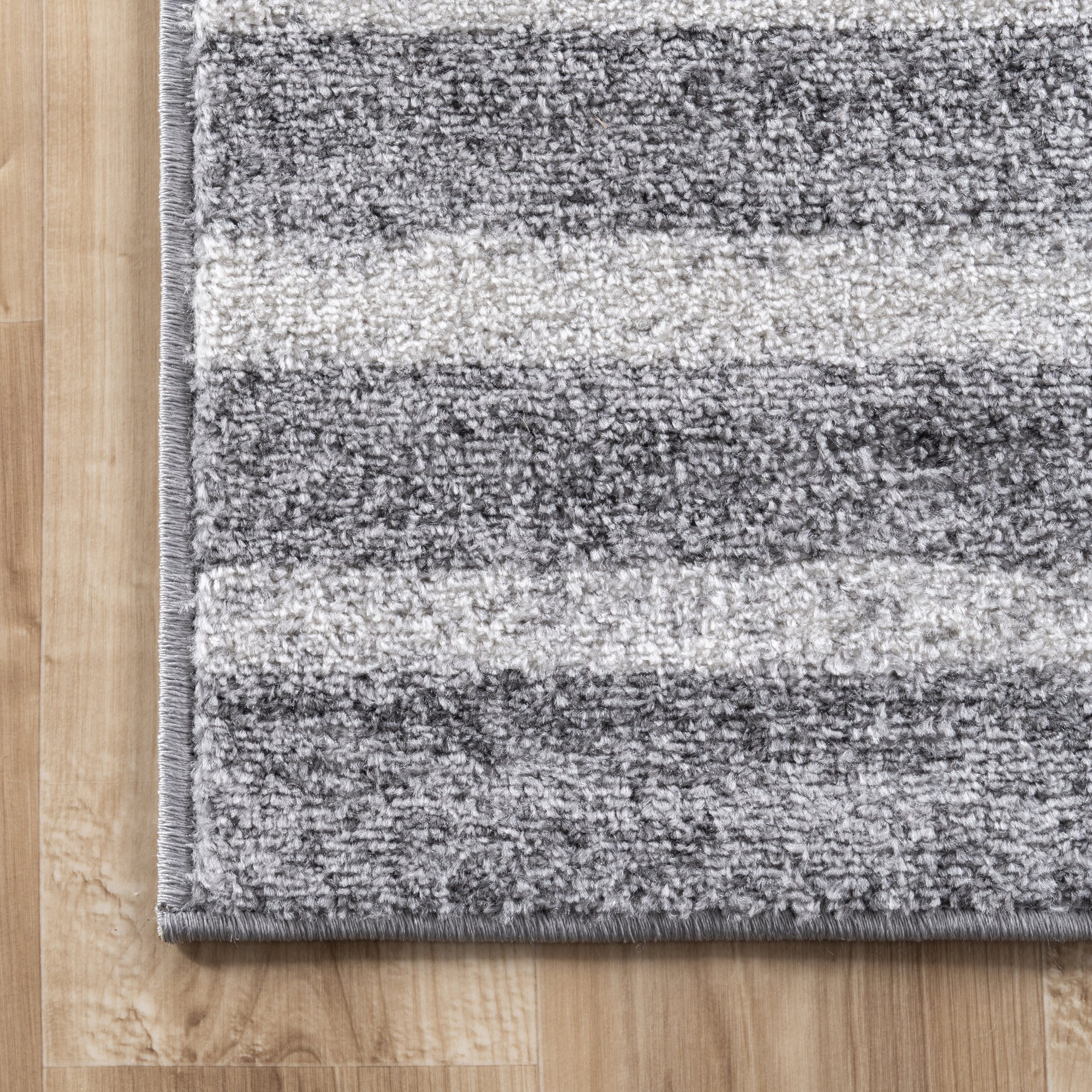 Iliana Striped Starfish Rug | Grey - Image 3