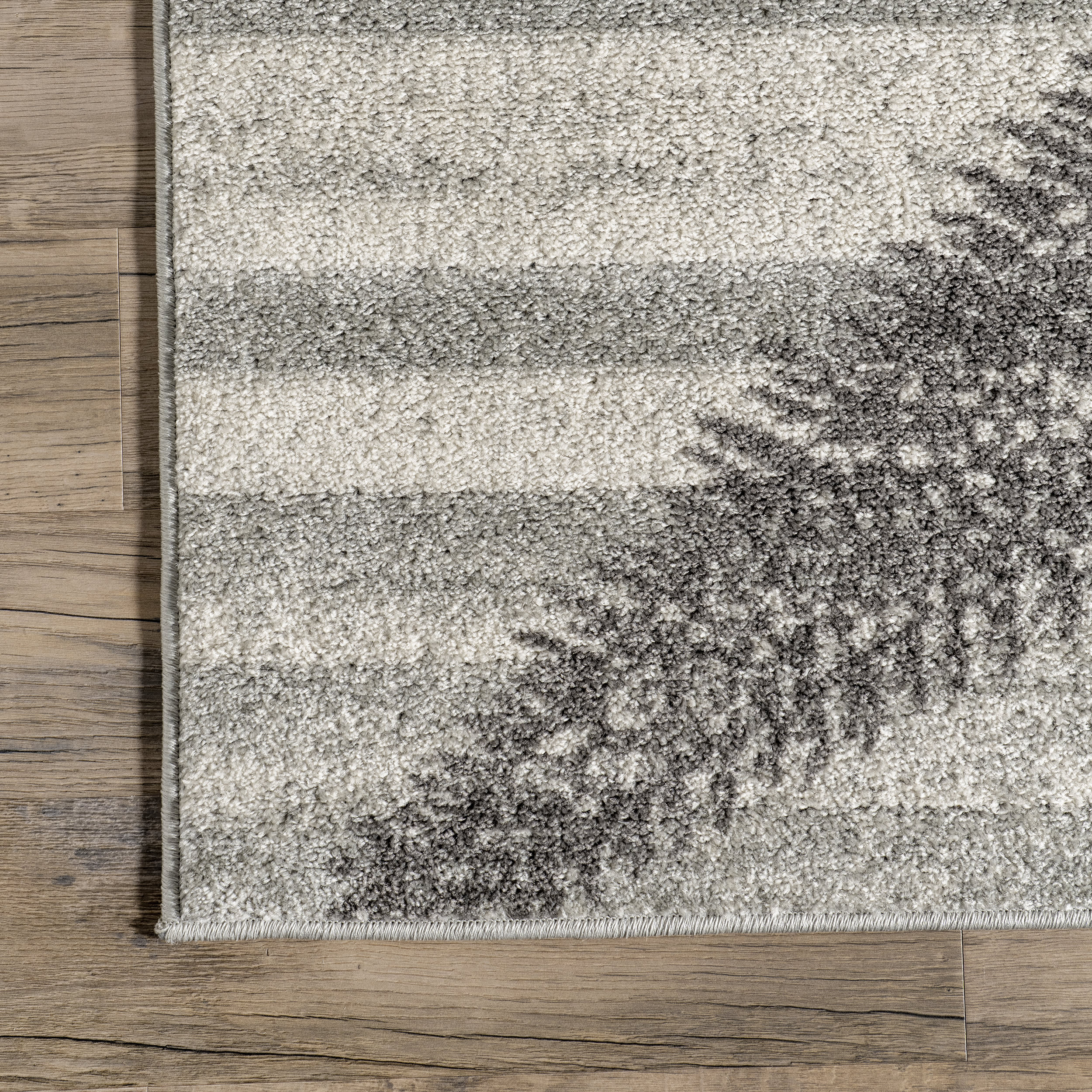 Iliana Striped Starfish Rug | Light Grey - Image 3