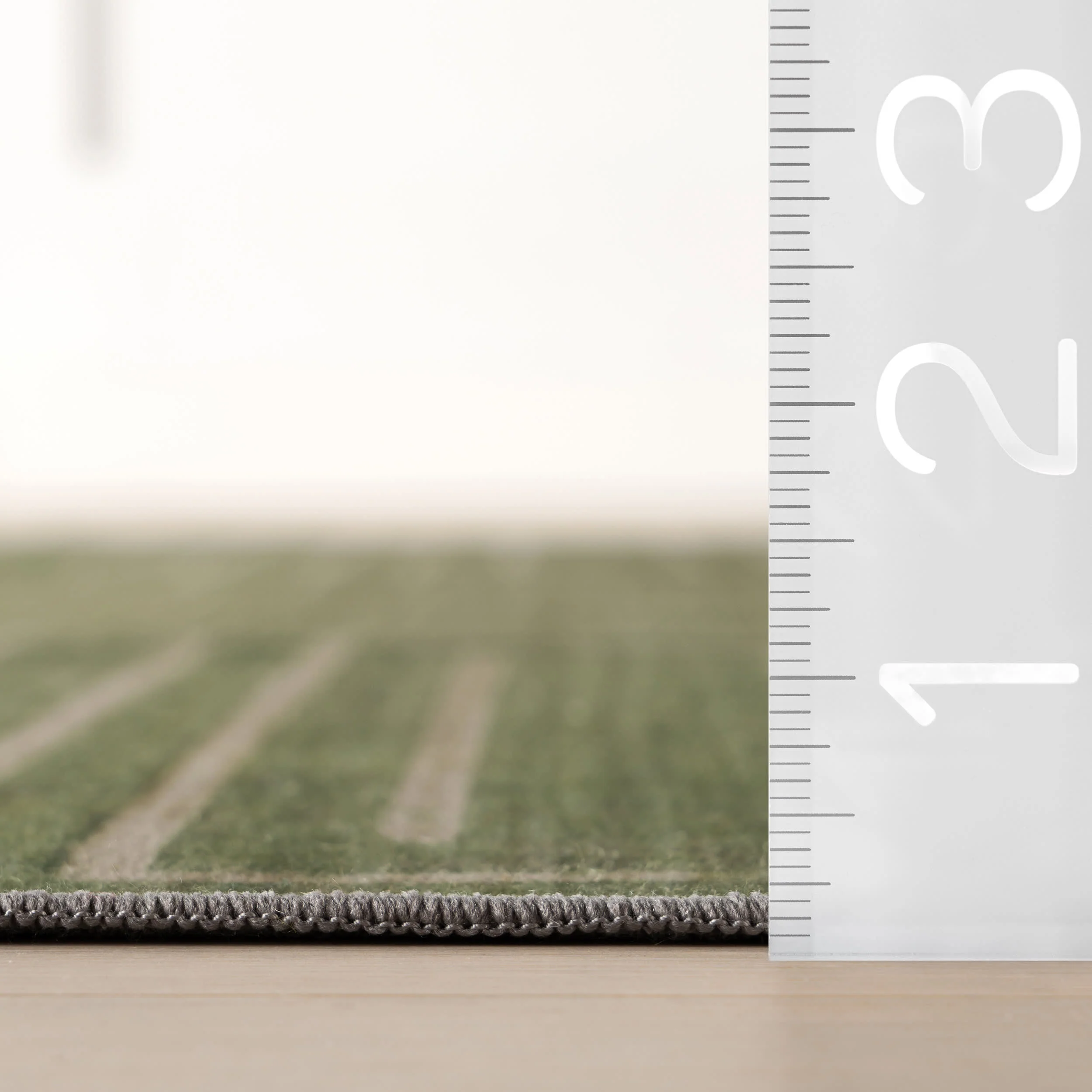 Illyria Maze Washable Rug | Green - Image 6