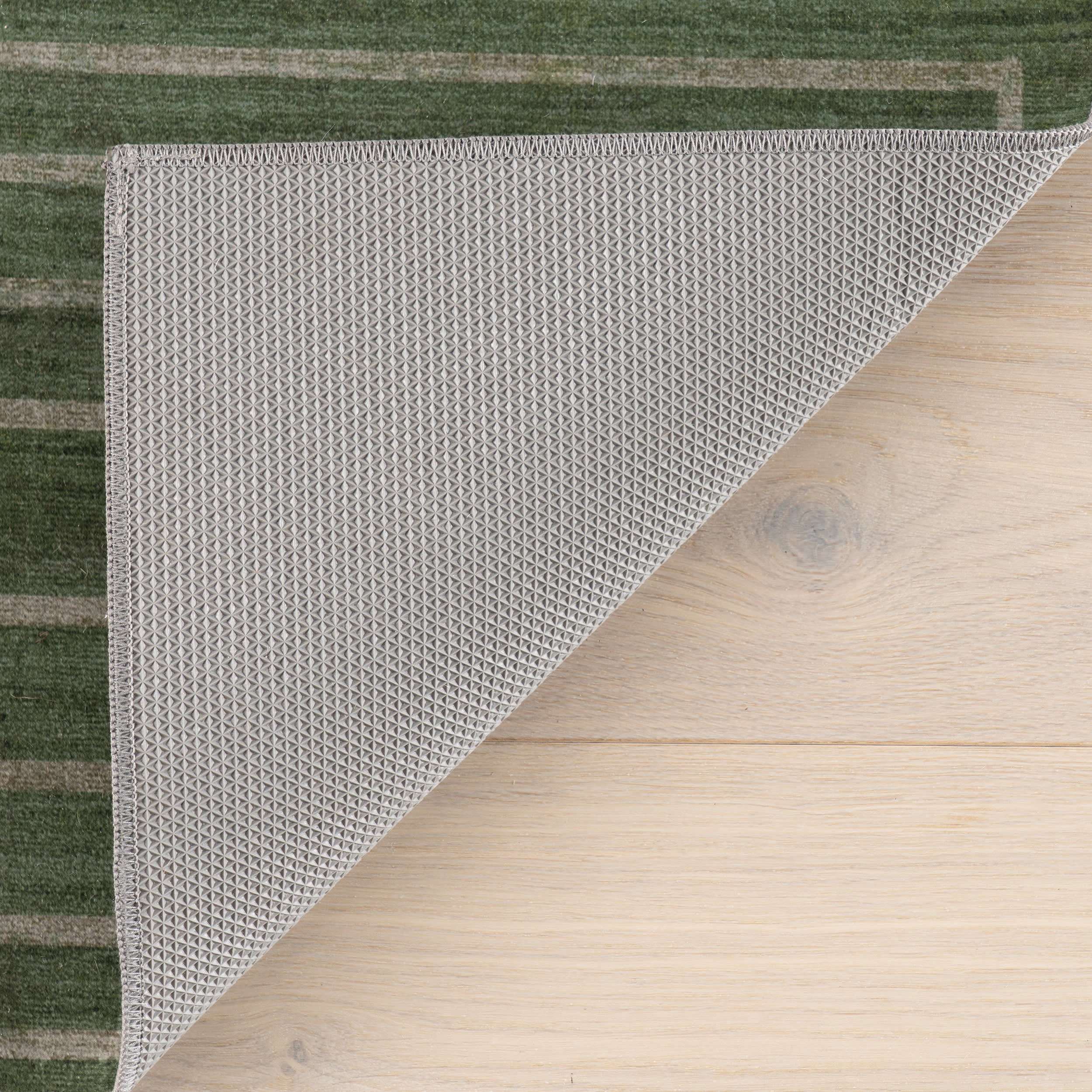 Illyria Maze Washable Rug | Green - Image 7