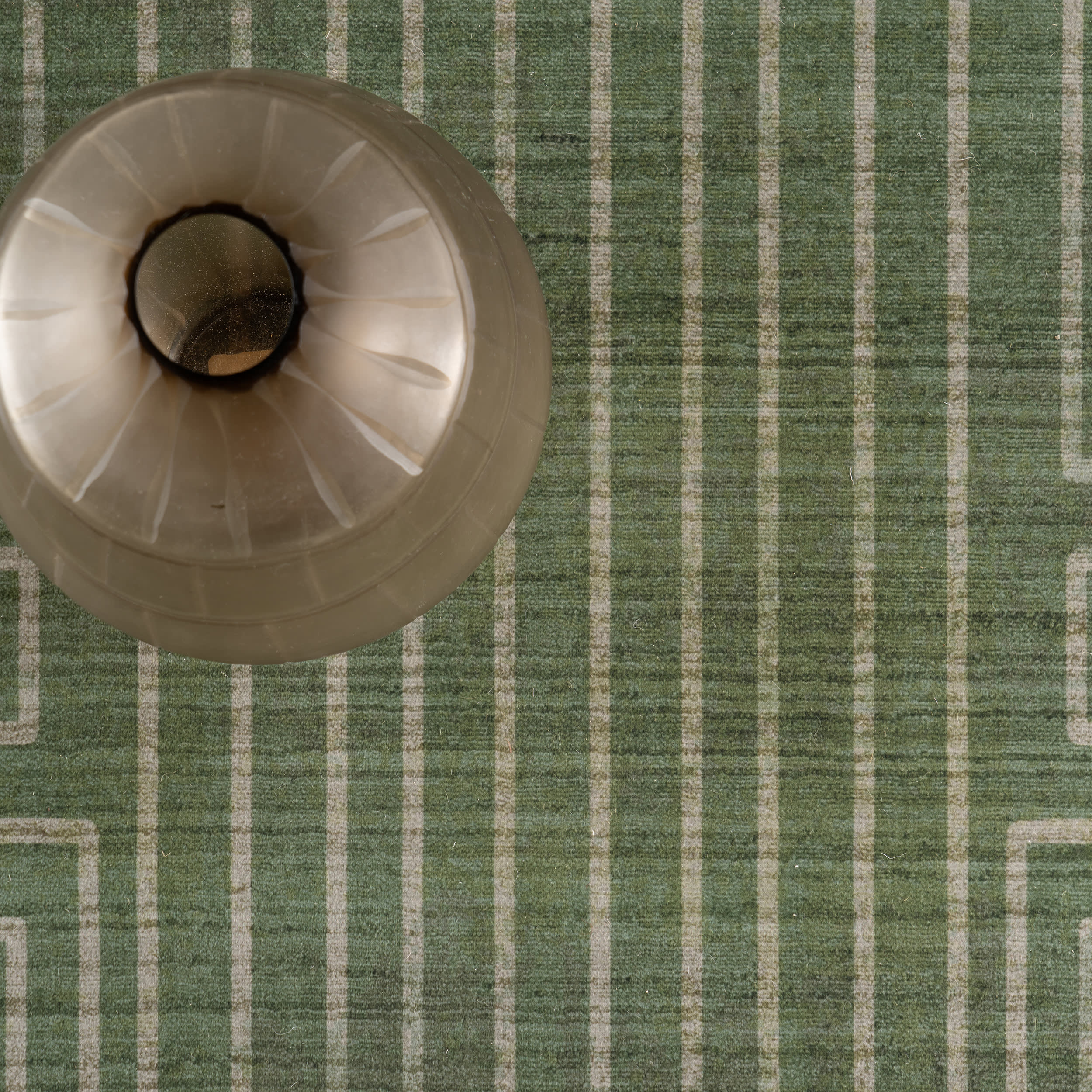 Illyria Maze Washable Rug | Green - Image 8