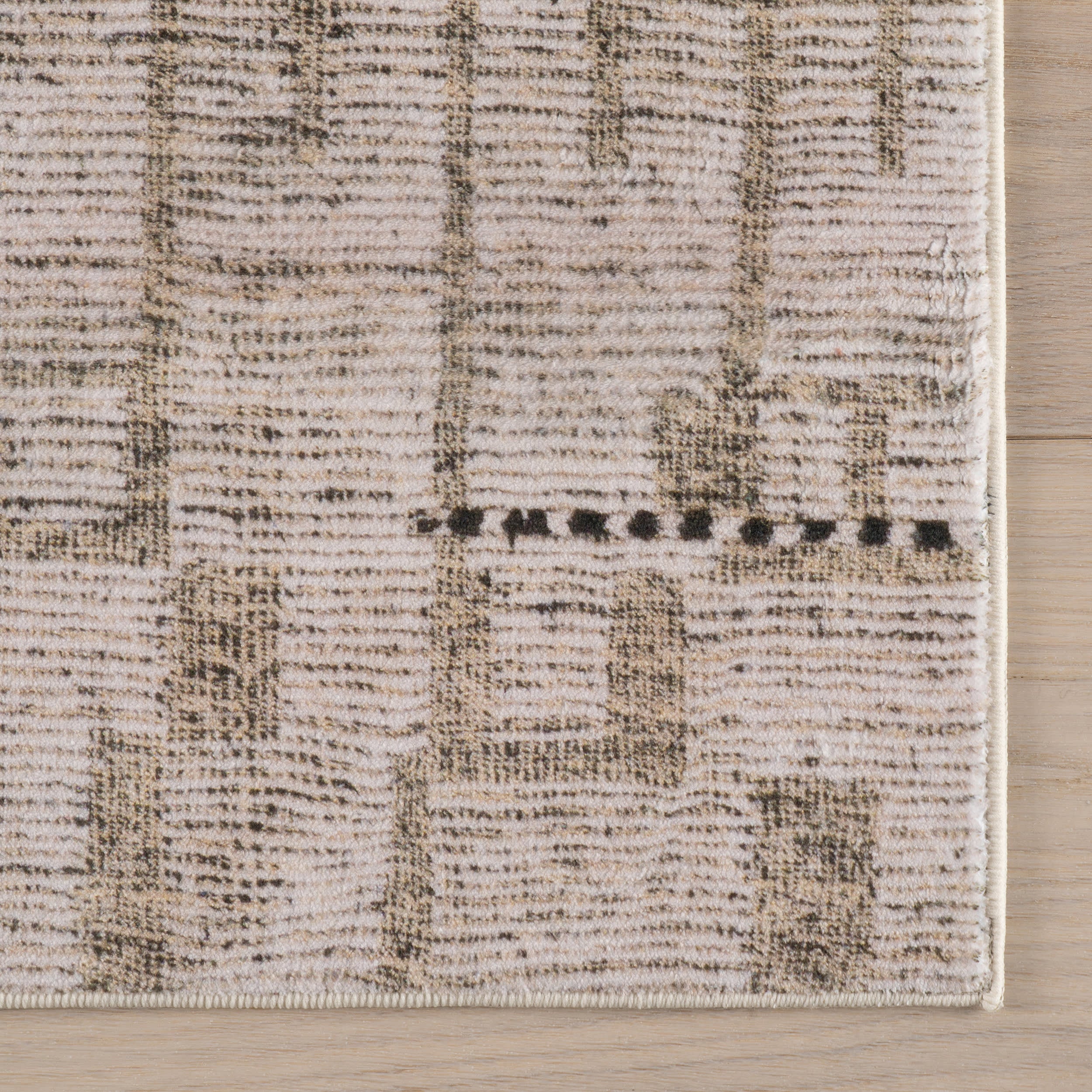 Ilvara Abstract Washable Rug | Beige - Image 4