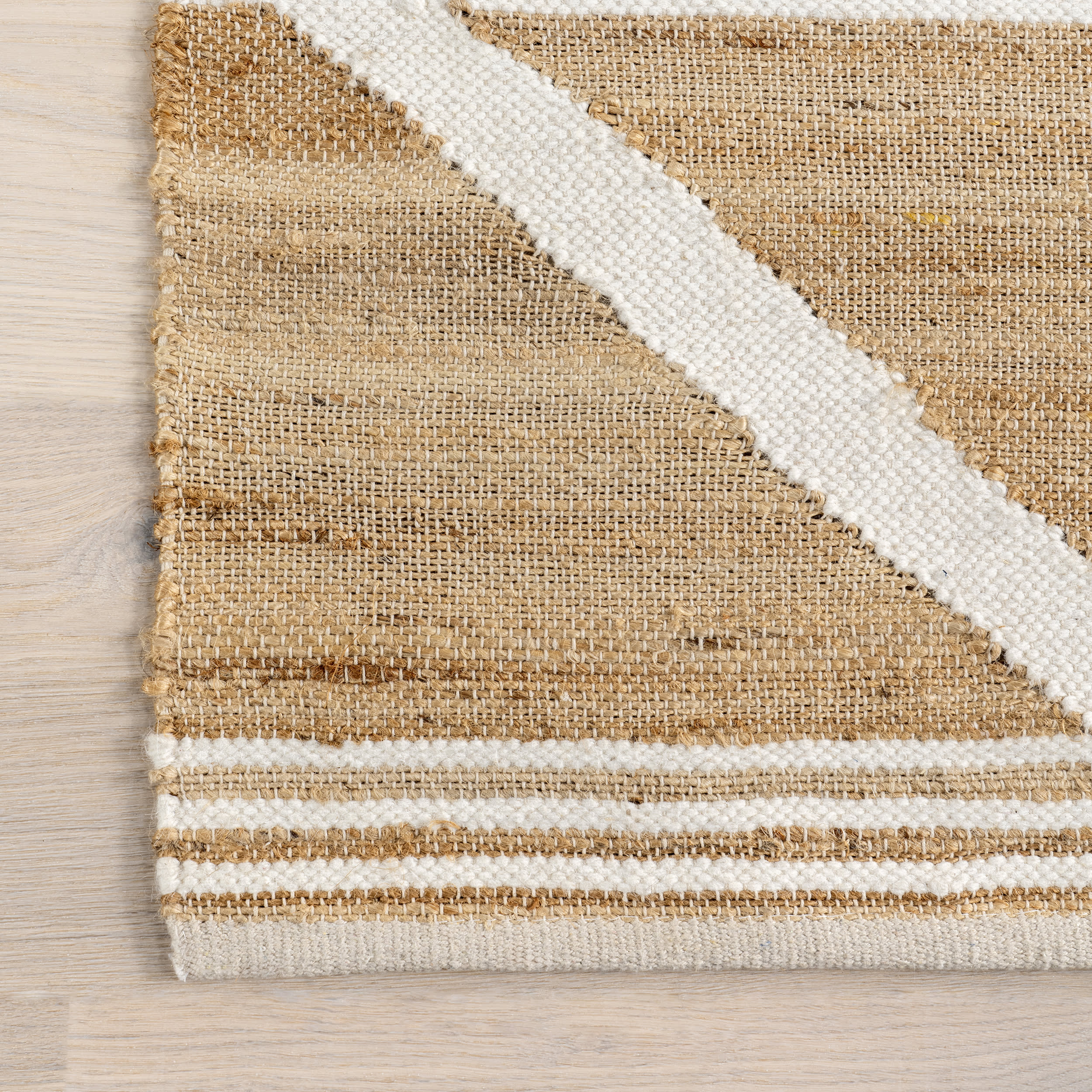 Iman Geometric Rug | Natural - Image 3