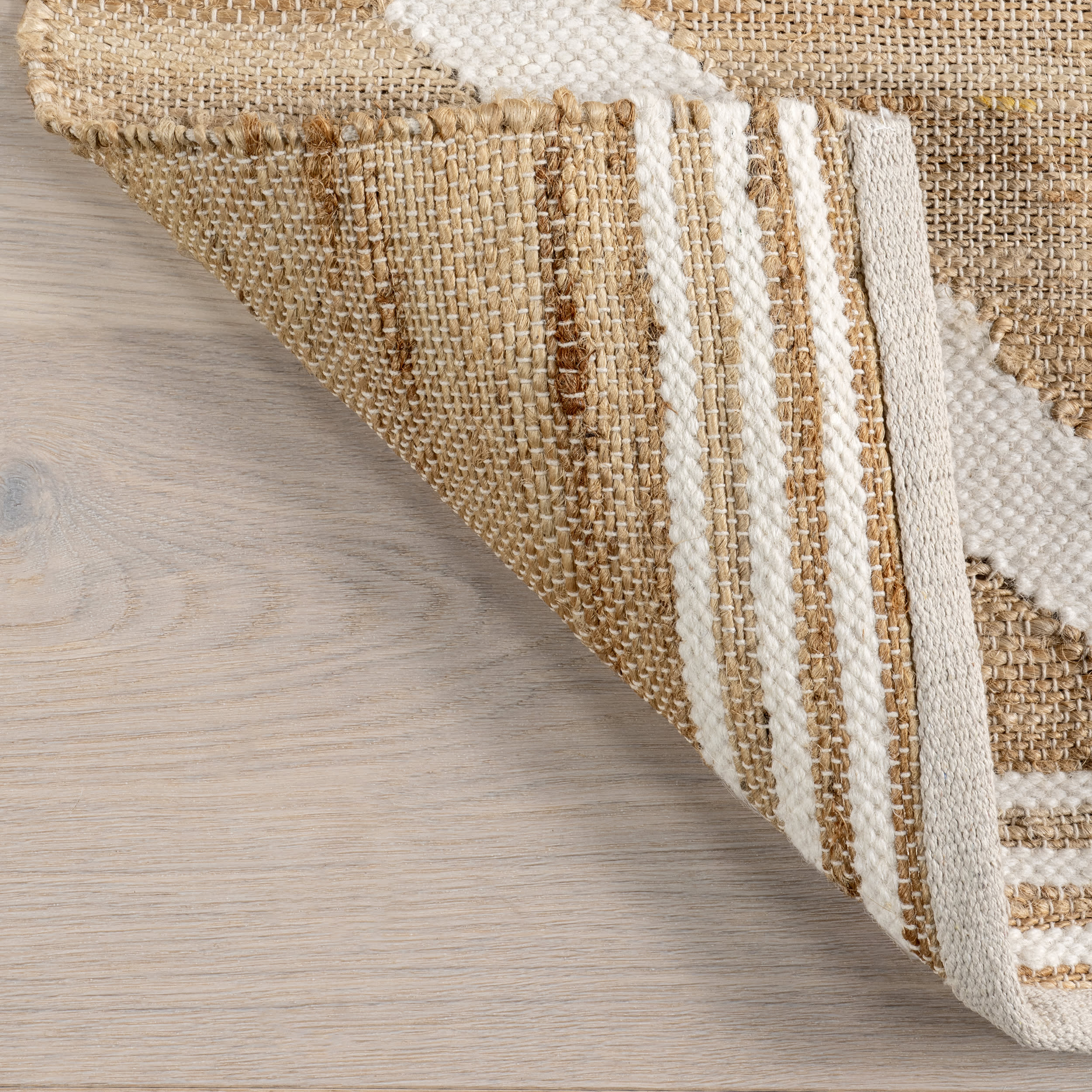Iman Geometric Rug | Natural - Image 6