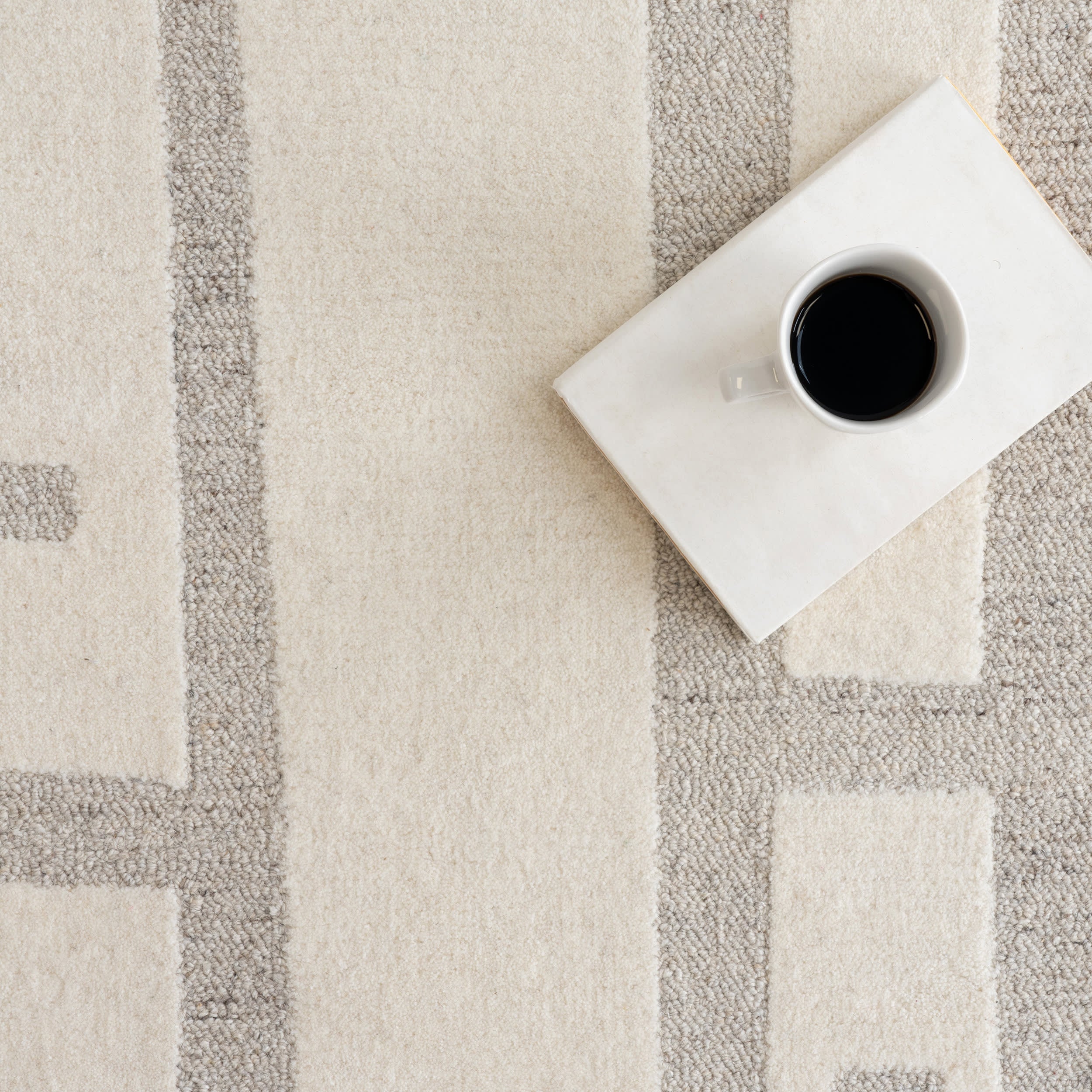 Imogen Geometric Rug | Ivory - Image 8