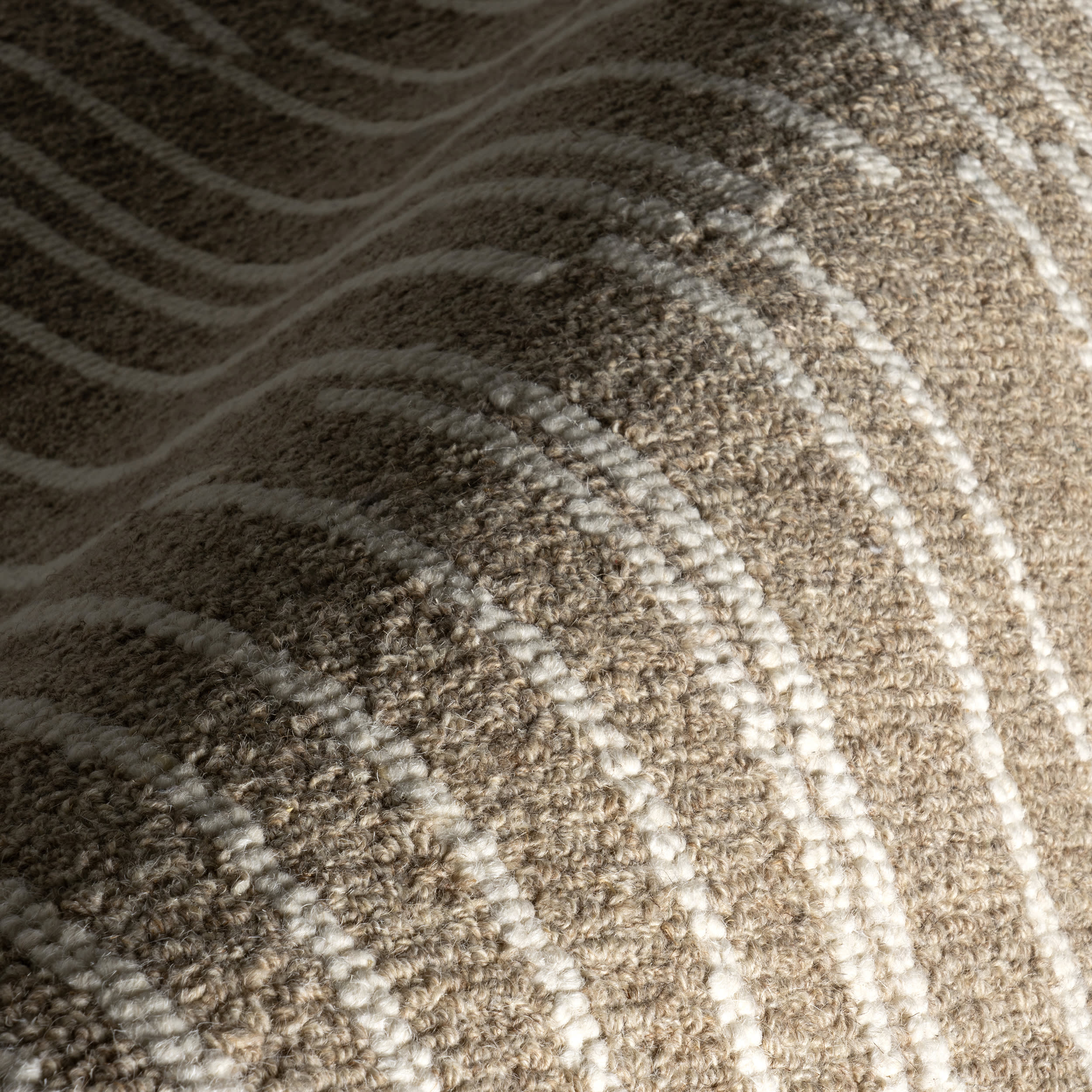 Inaya Striped Rug | Beige - Image 3
