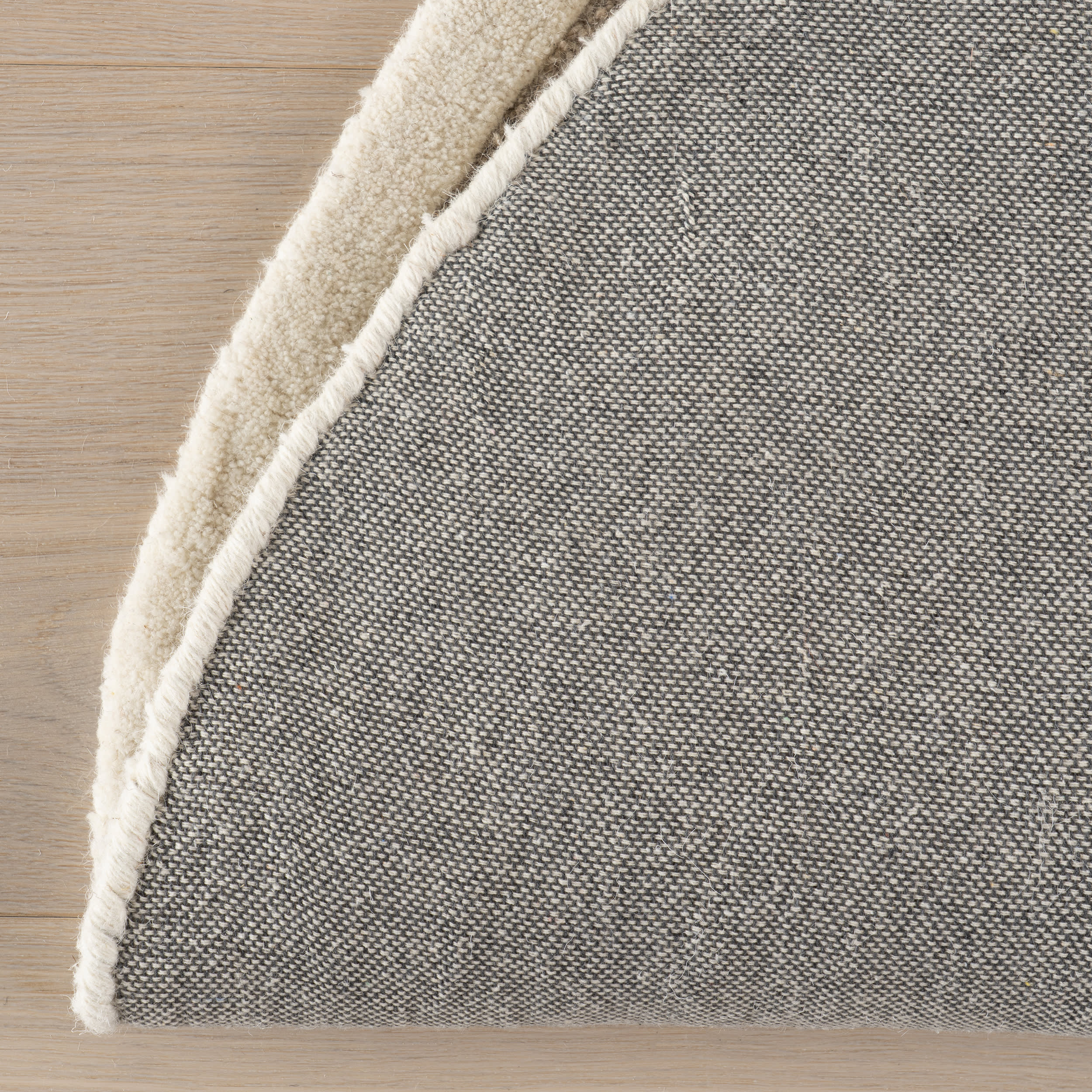 Indira Grooved Arc Rug | Ivory - Image 7