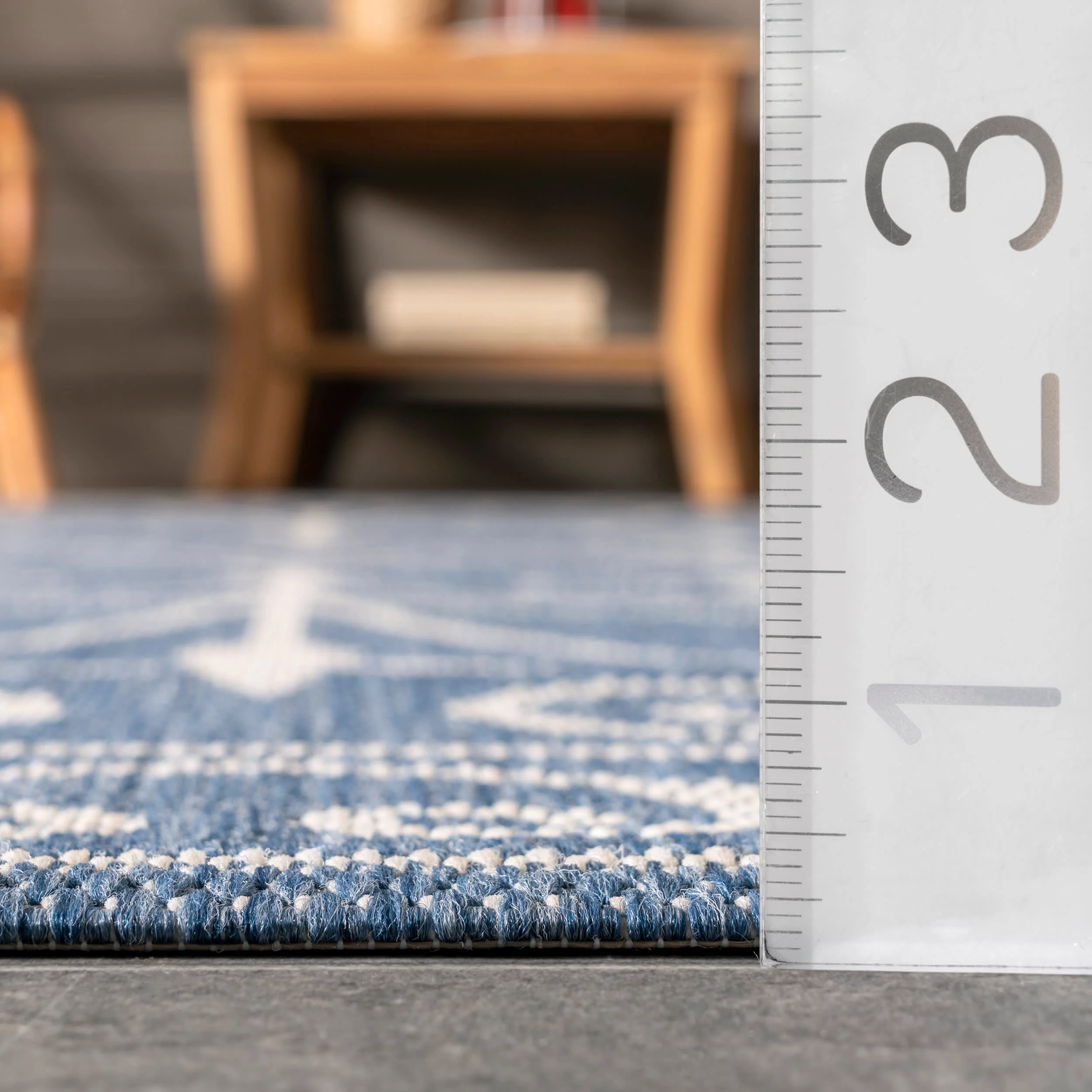 Indoor/Outdoor Krem Rug | Blue - Image 5