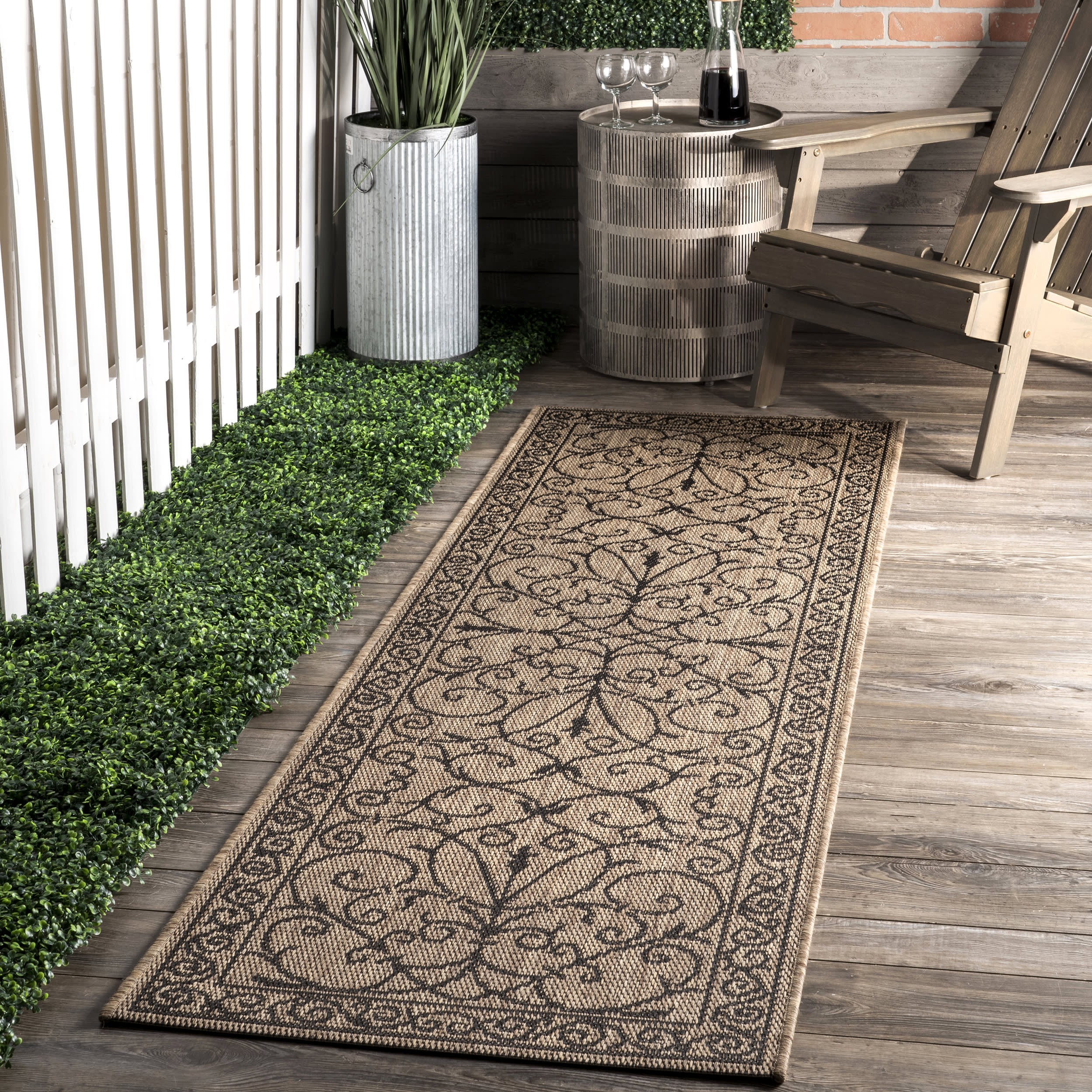 Indoor/Outdoor Krem Rug | Brown - Image 2