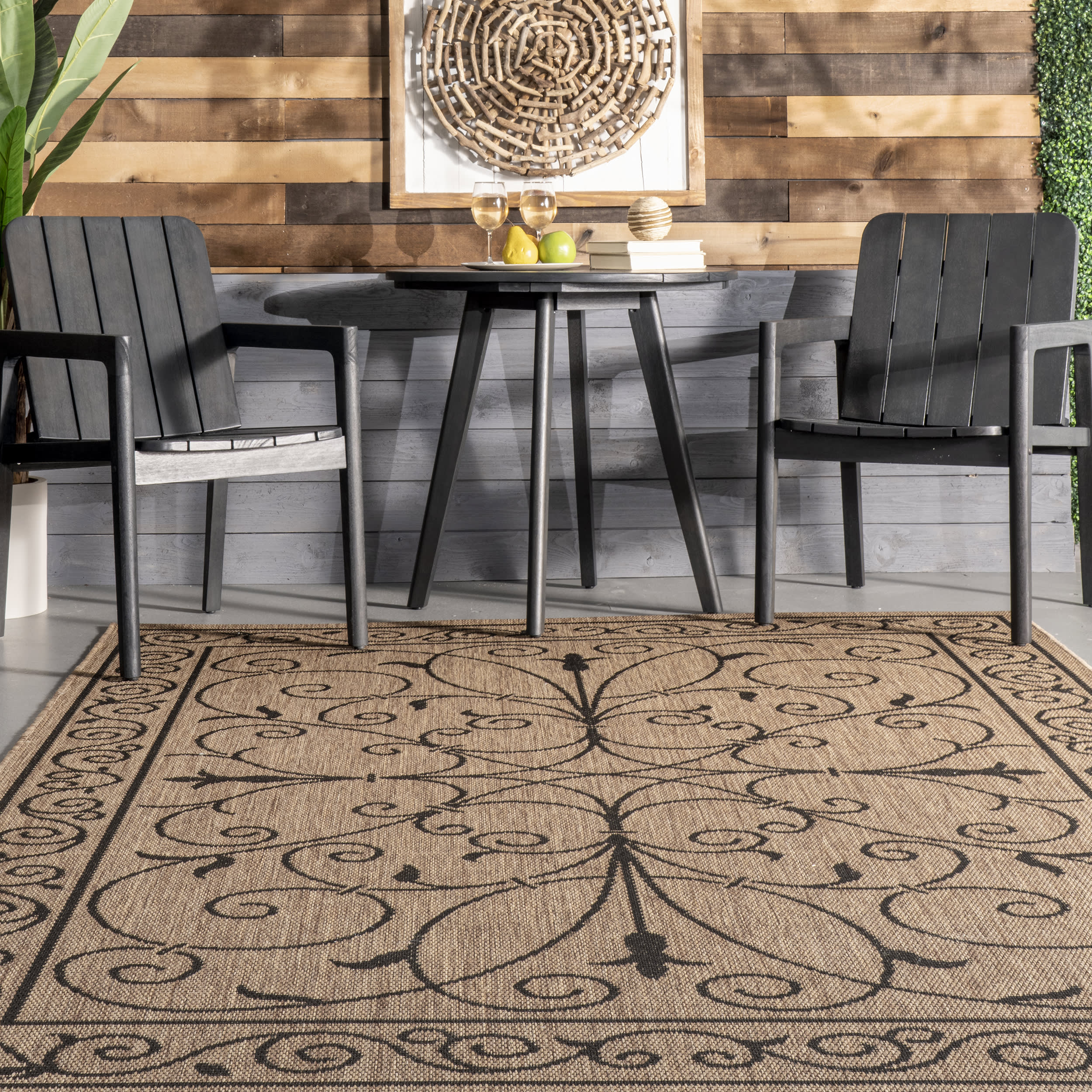 Indoor/Outdoor Krem Rug | Brown - Image 4