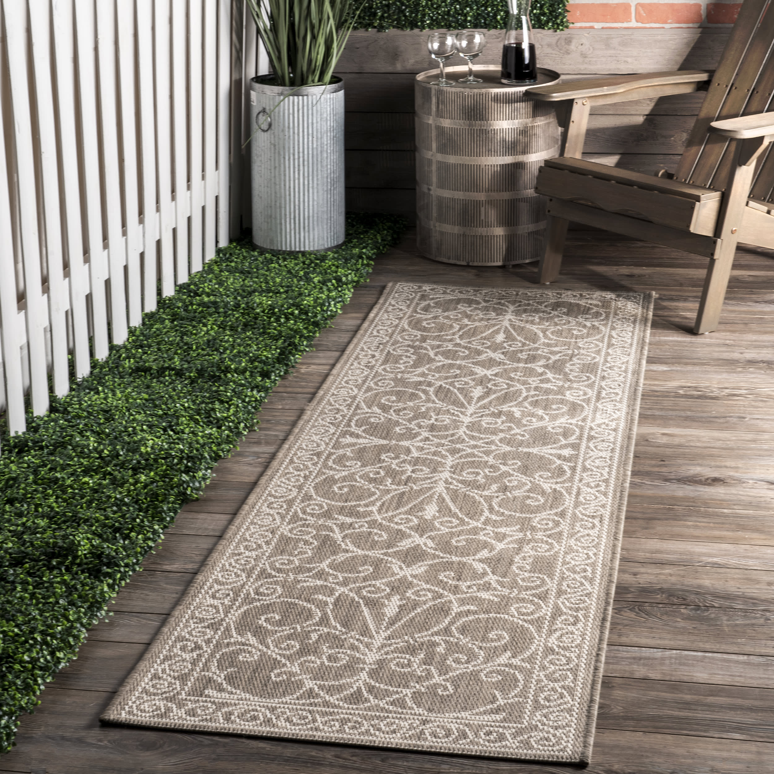 Indoor/Outdoor Krem Rug | Taupe - Image 2