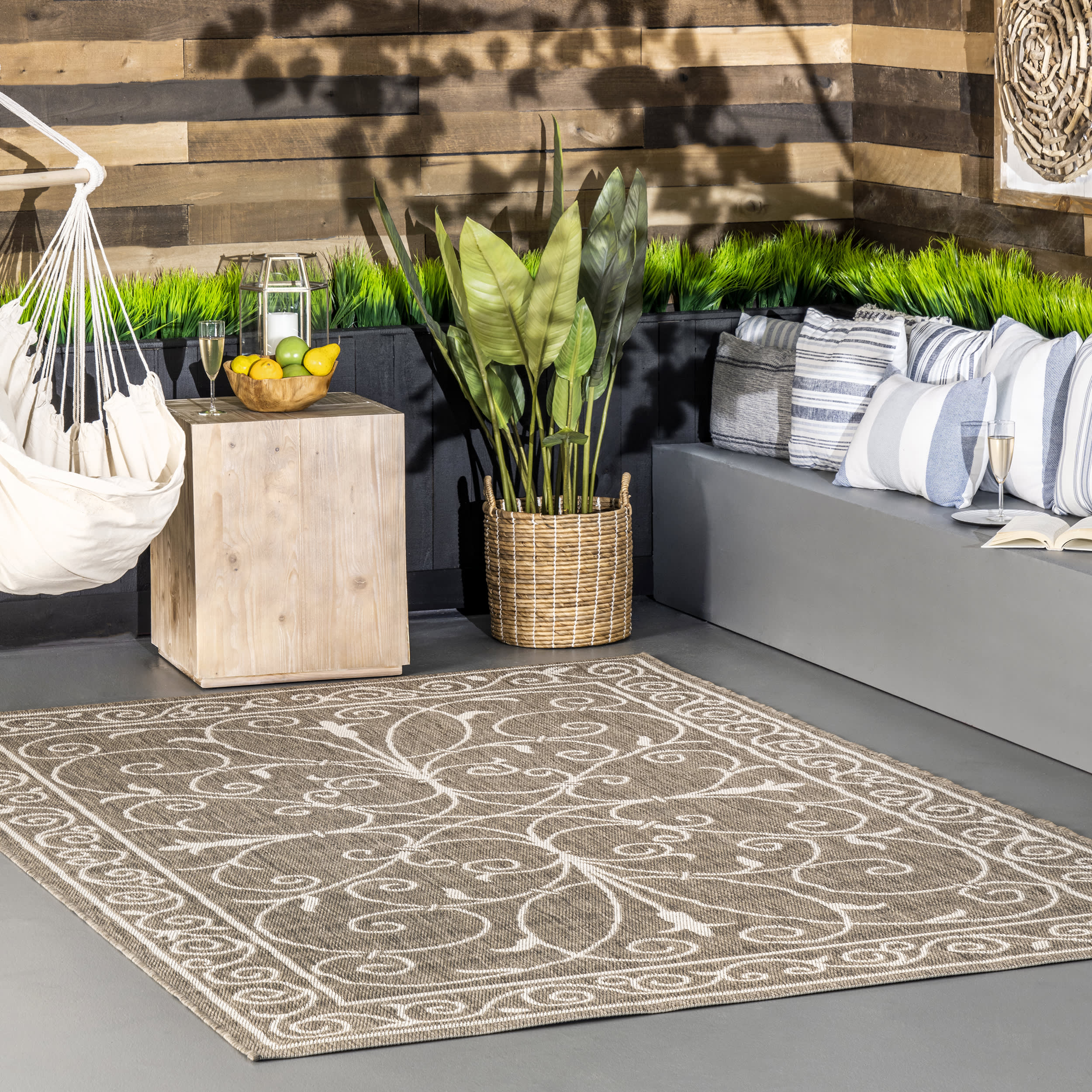 Indoor/Outdoor Krem Rug | Taupe - Image 2