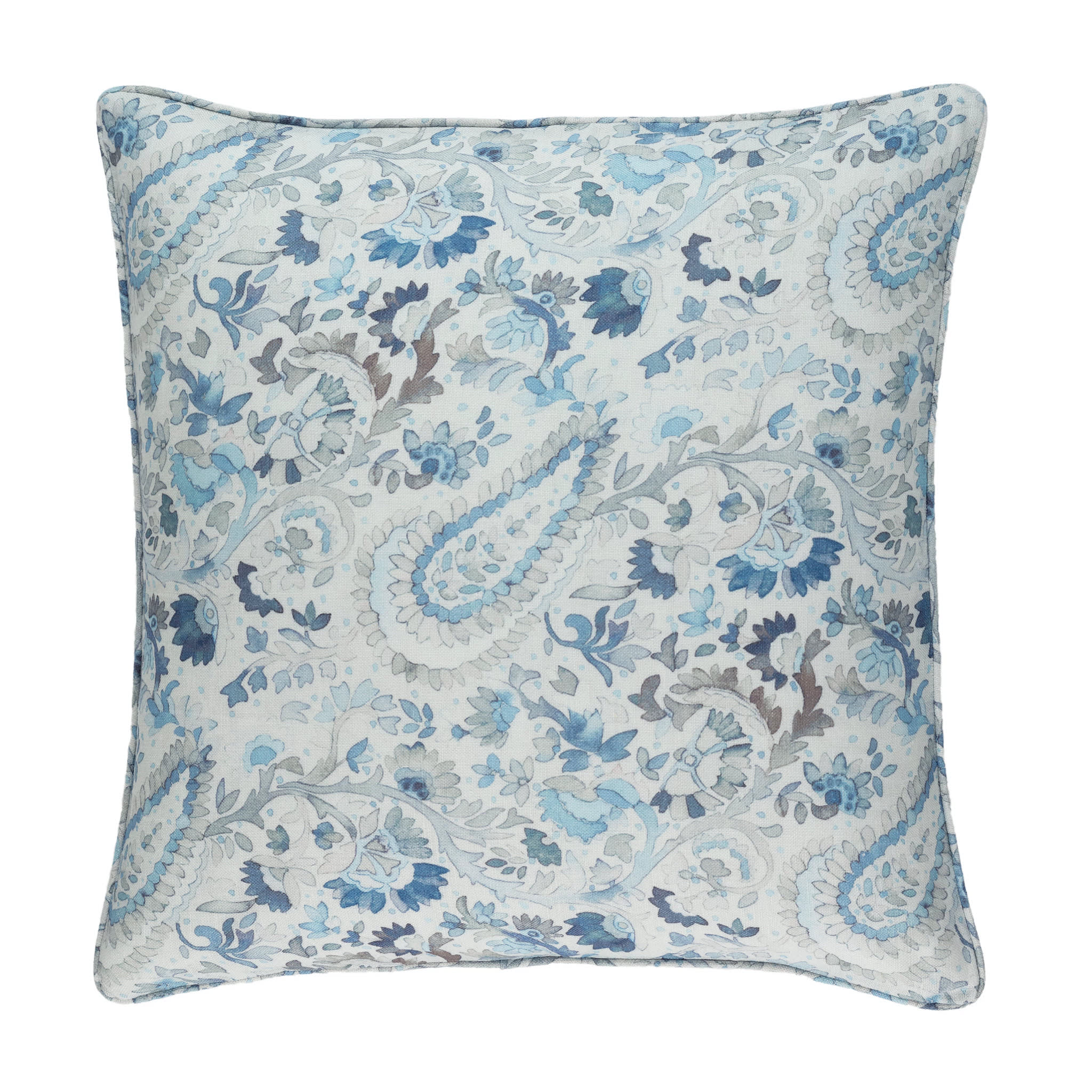 Ines Linen Sham | Blue - Image 2