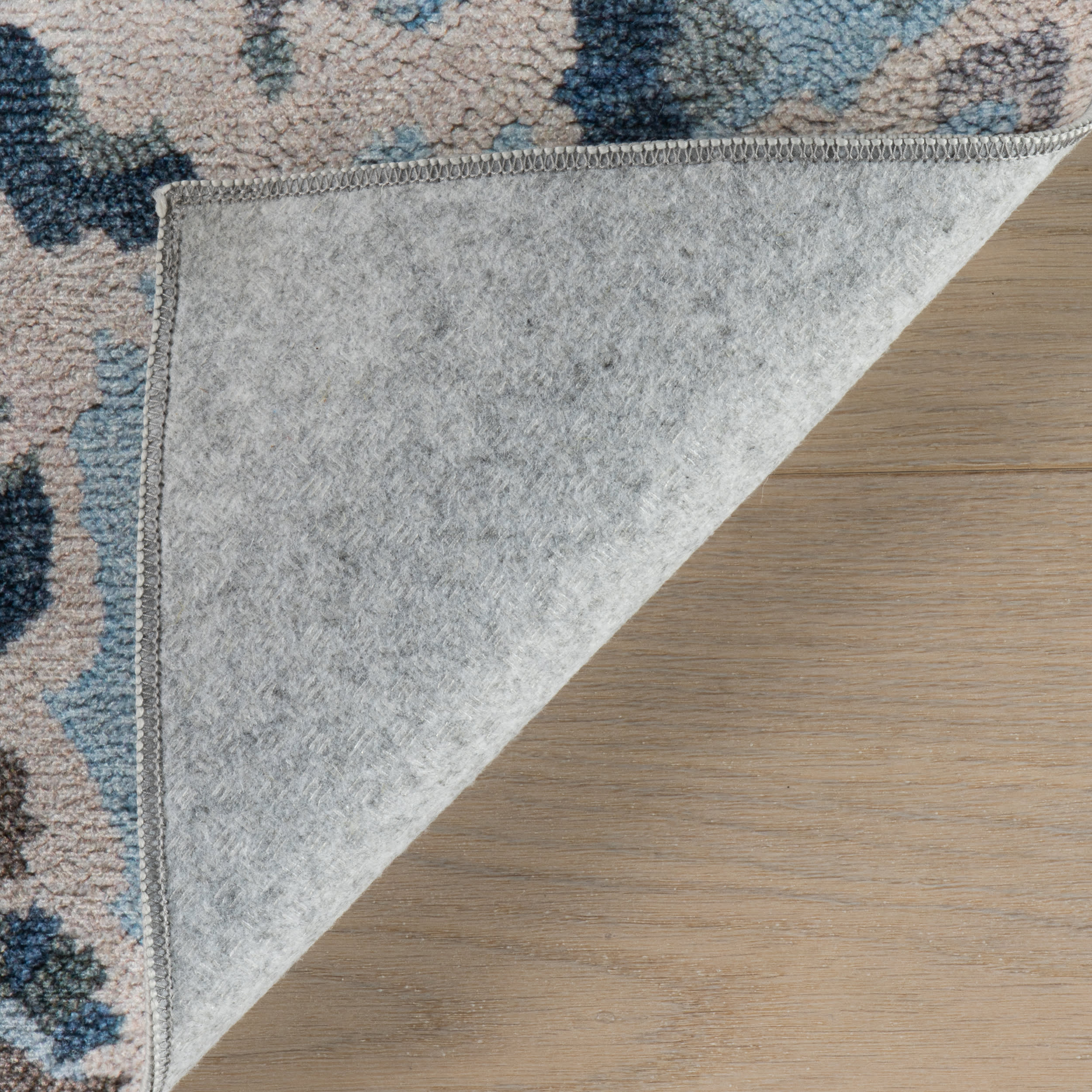 Ines Machine Washable Rug | Blue - Image 7