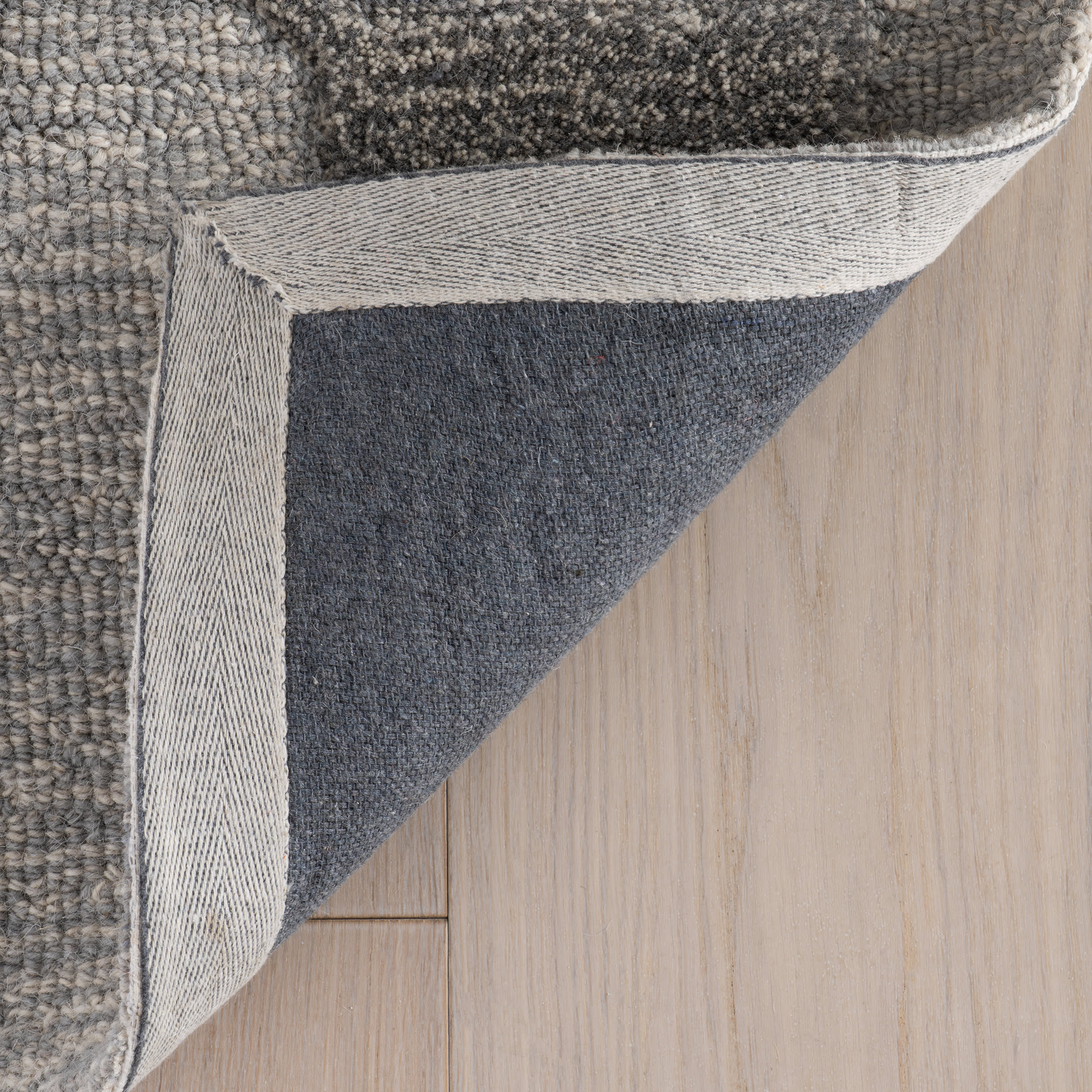 Inette Modern Geometric Wool Rug | Blue - Image 8