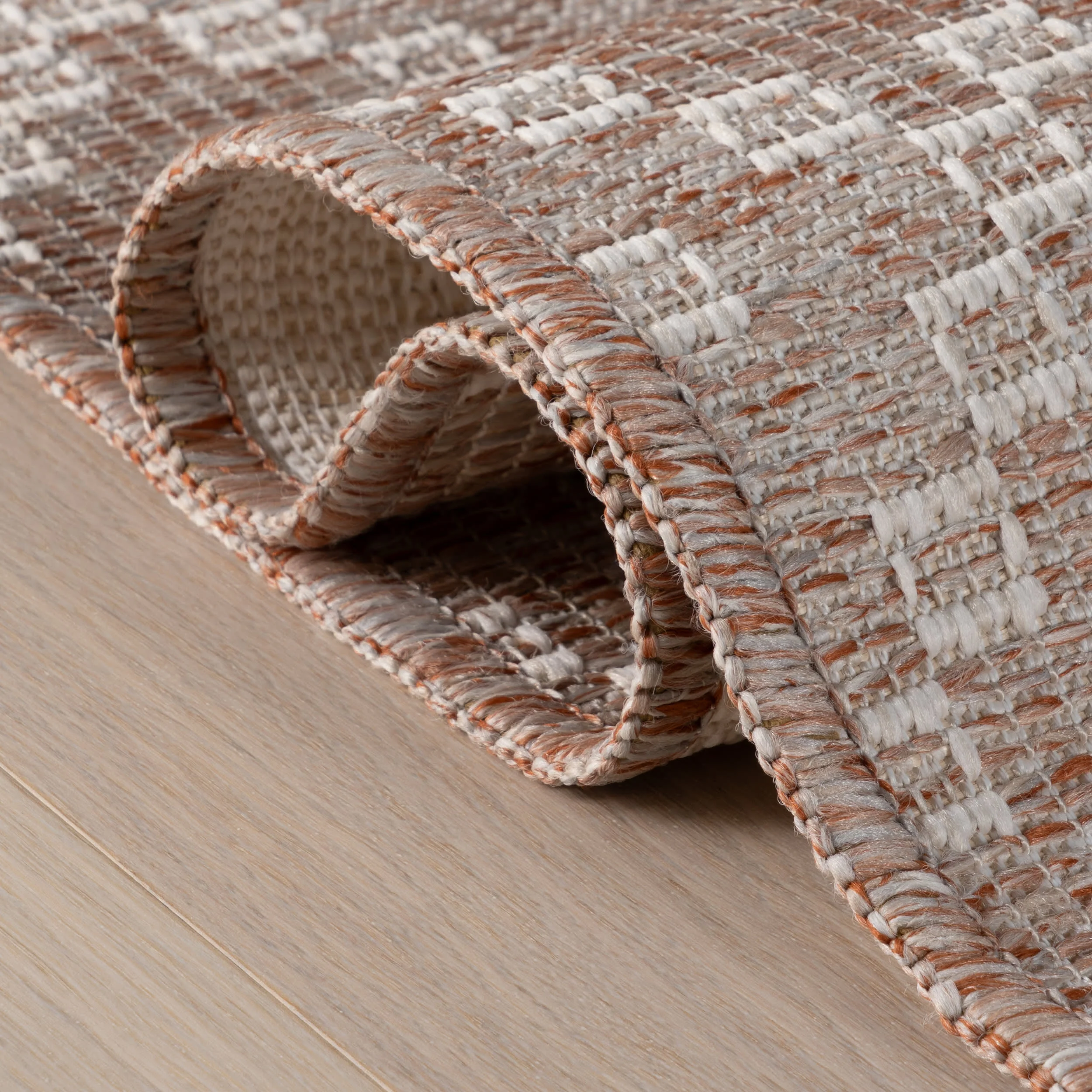 Inkala Bohemian Diamond Indoor/Outdoor Rug | Tan - Image 10