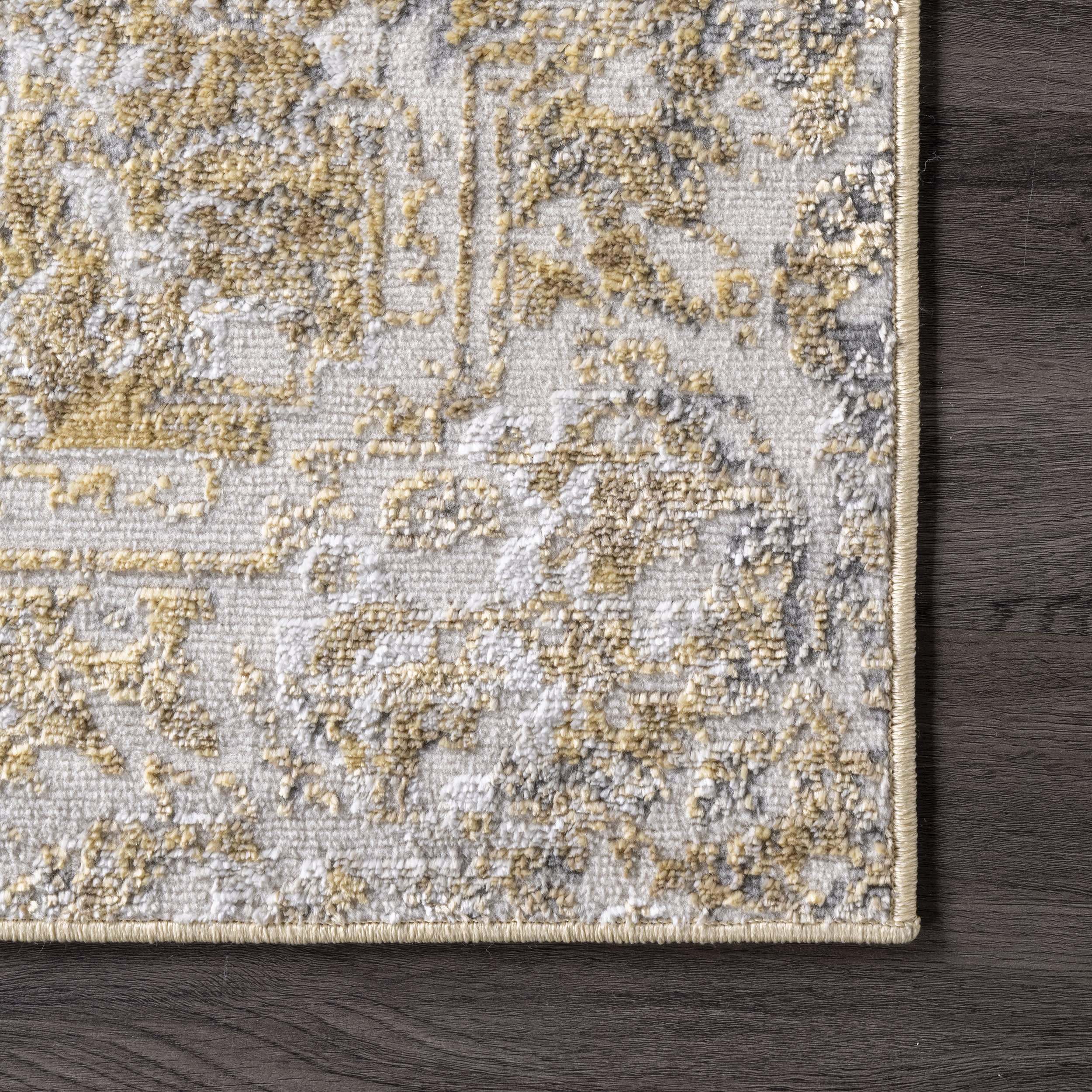 Inlay Medallion Rug | Gold - Image 3