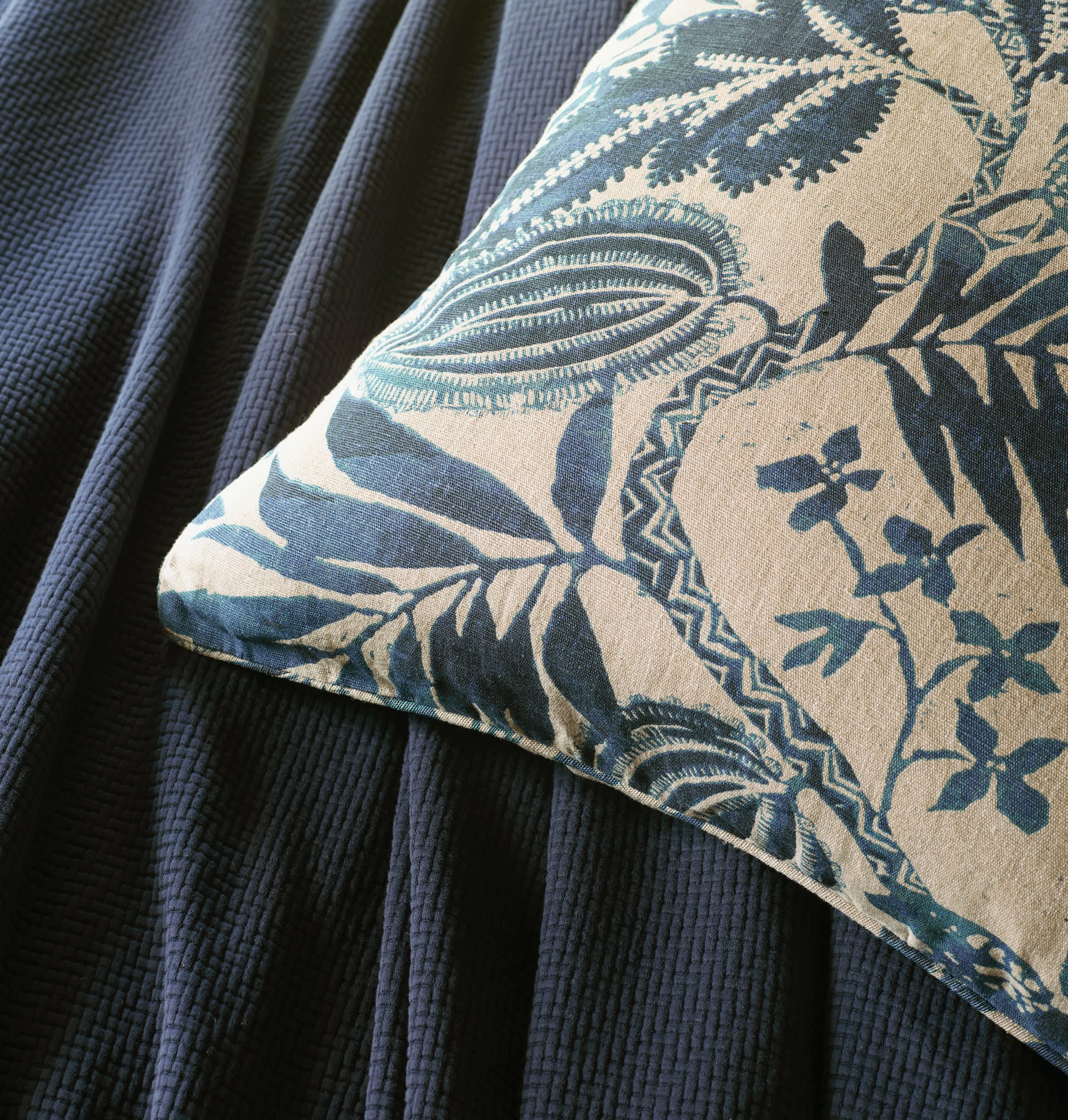 Antigua Linen sham | Blue - Image 4
