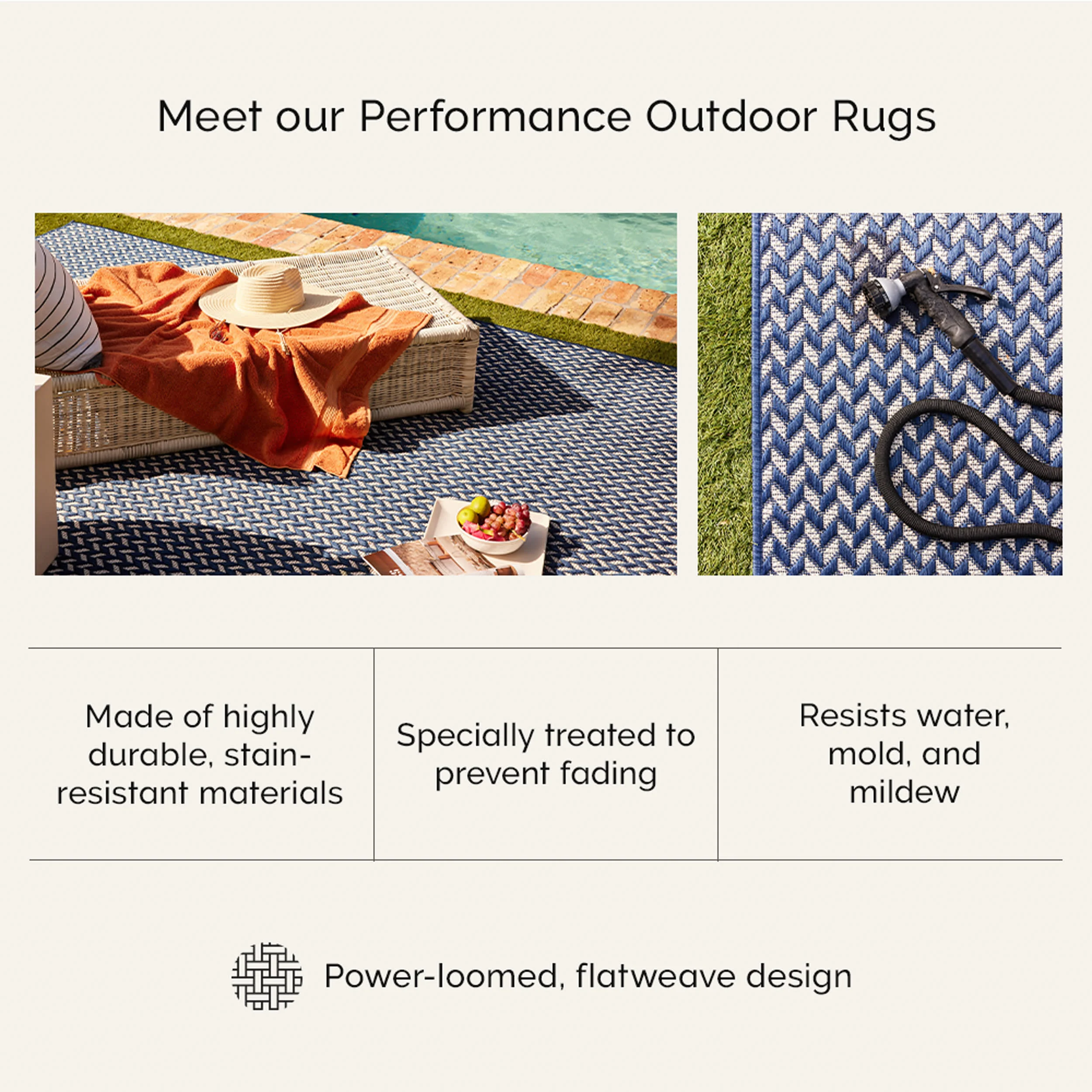 Iris Totem Indoor/Outdoor Flatweave Rug | Dark Grey - Image 6