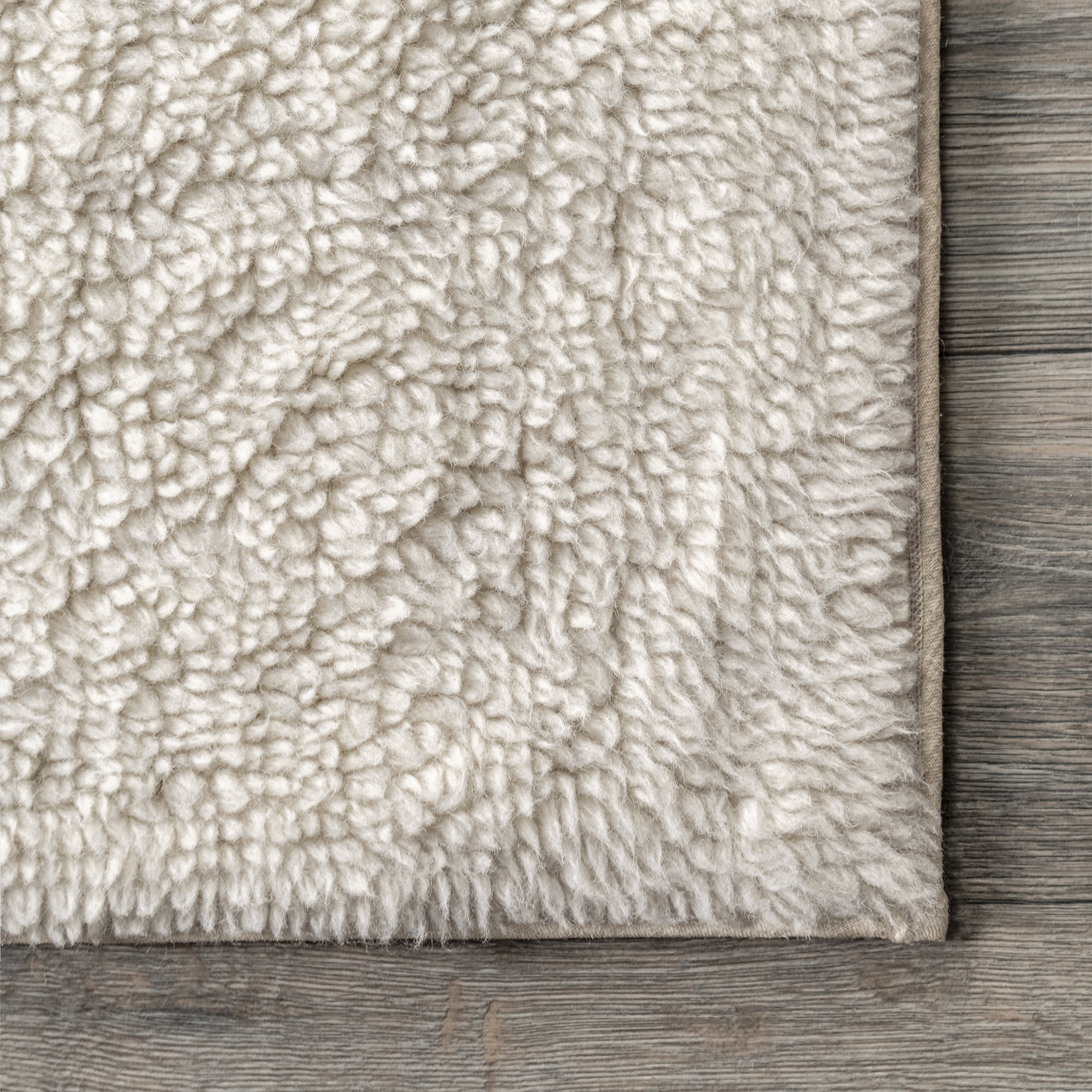 Isabelle Washable Bars Rug | Ivory - Image 3