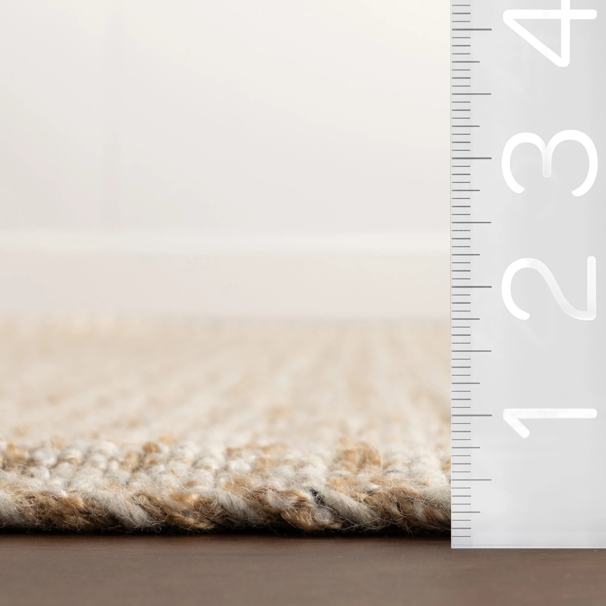 Isadora Checkered Rug | Ivory - Image 6