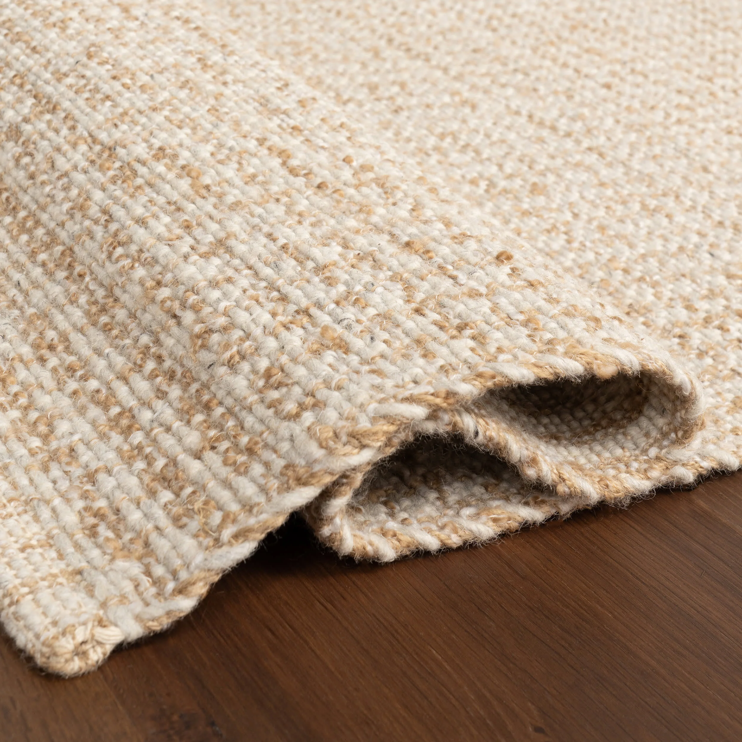 Isadora Checkered Rug | Ivory - Image 9