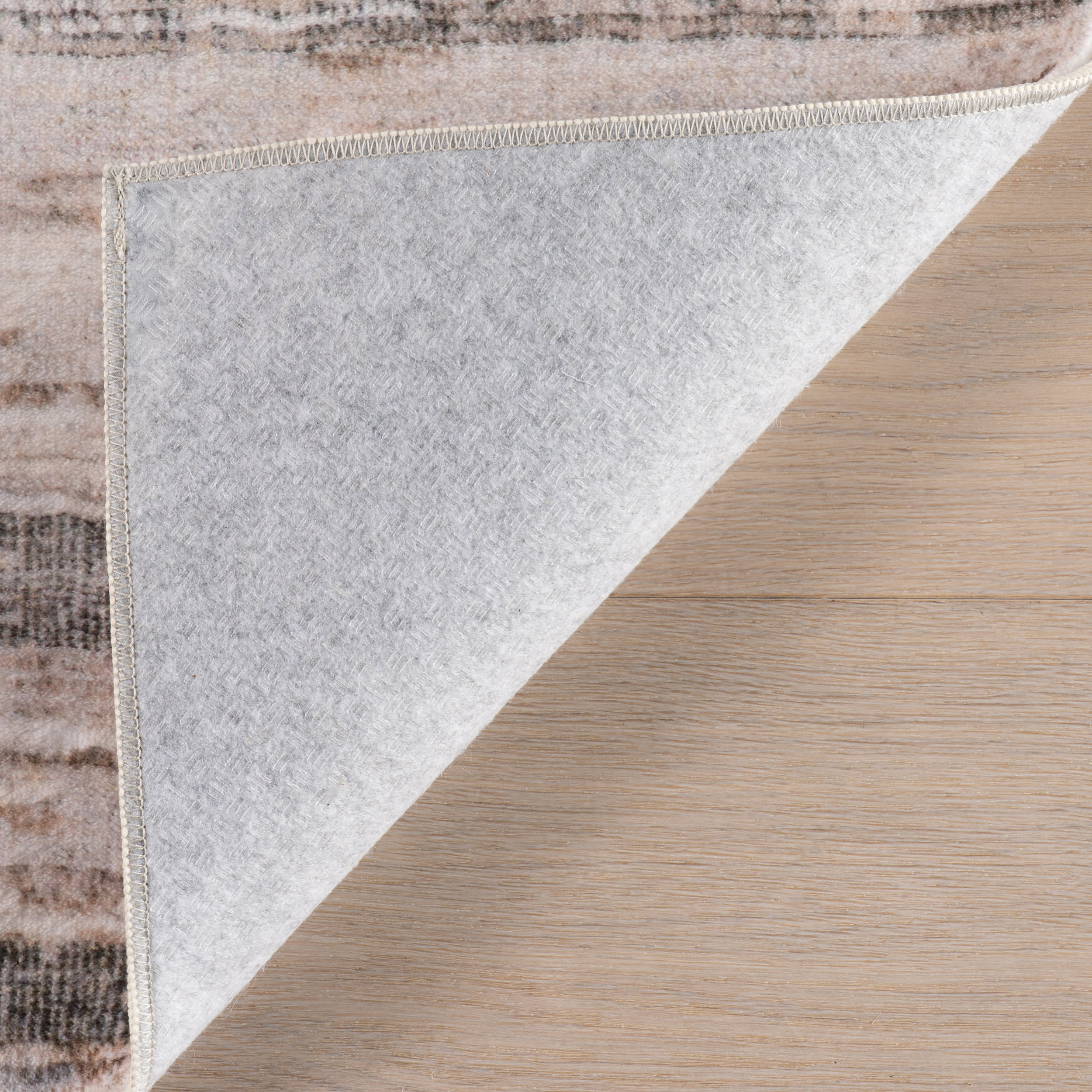 Isara Abstract Washable Rug | Beige - Image 6
