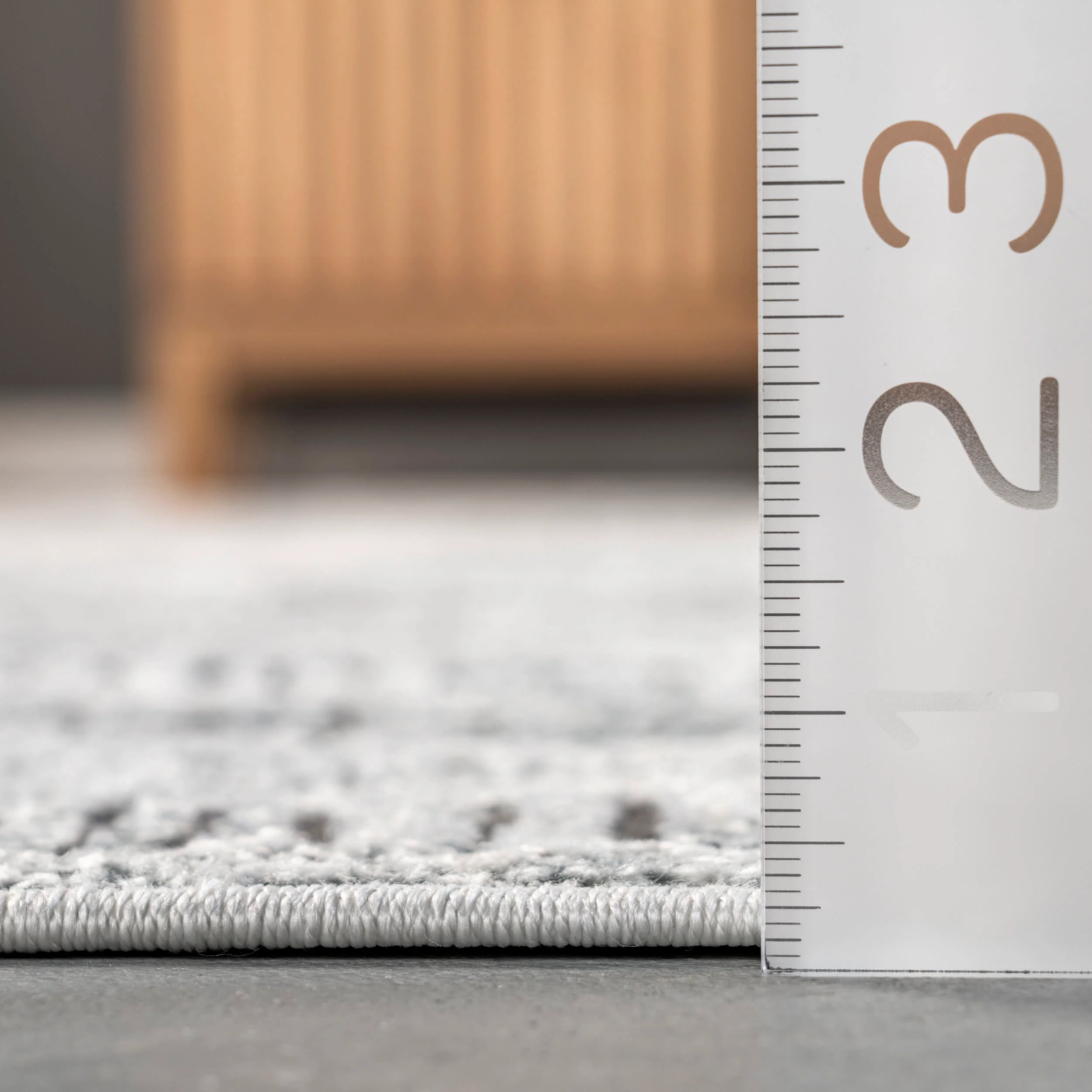Isla Morse Banded Rug | Grey - Image 5