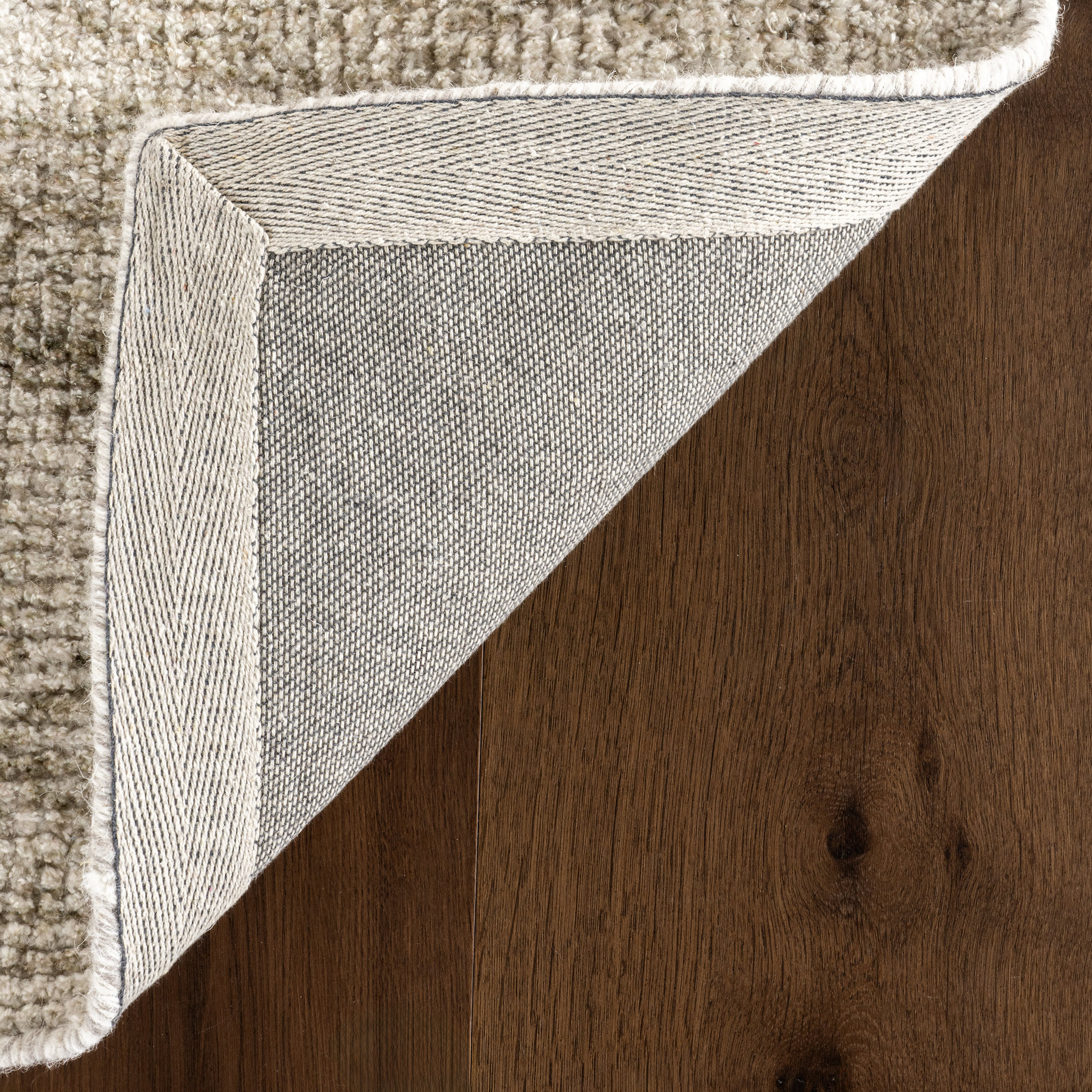 Istanbul Hand Tufted Ornate Border Wool-Blend Rug | Beige - Image 6