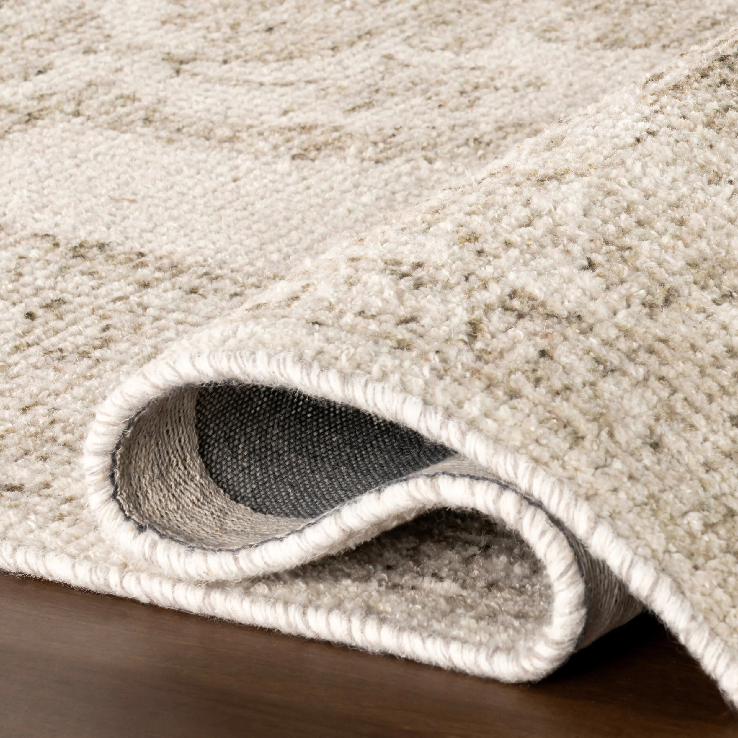 Istanbul Hand Tufted Ornate Border Wool-Blend Rug | Beige - Image 8