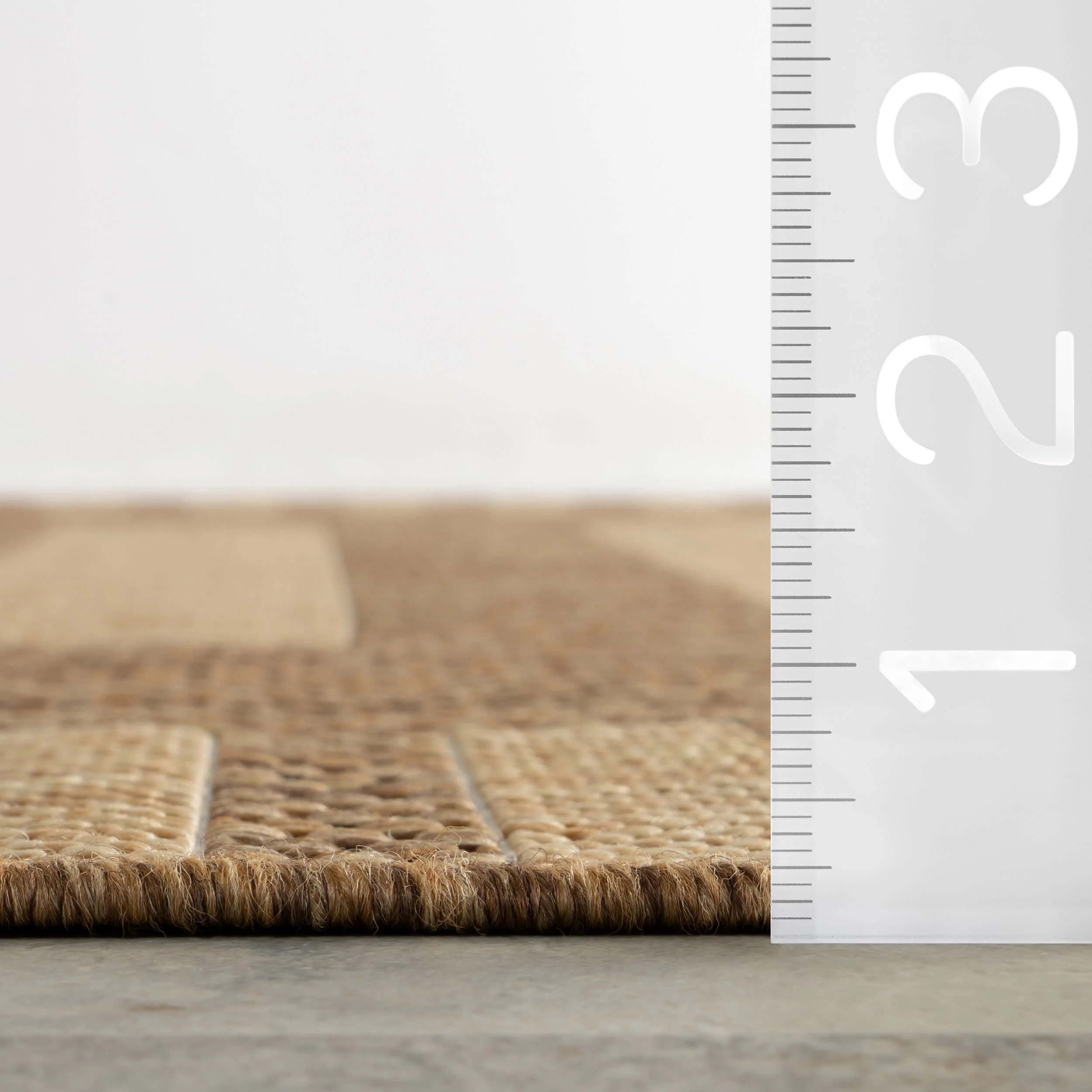 Istra Farmhouse Indoor/Outdoor Rug | Light Brown - Image 5