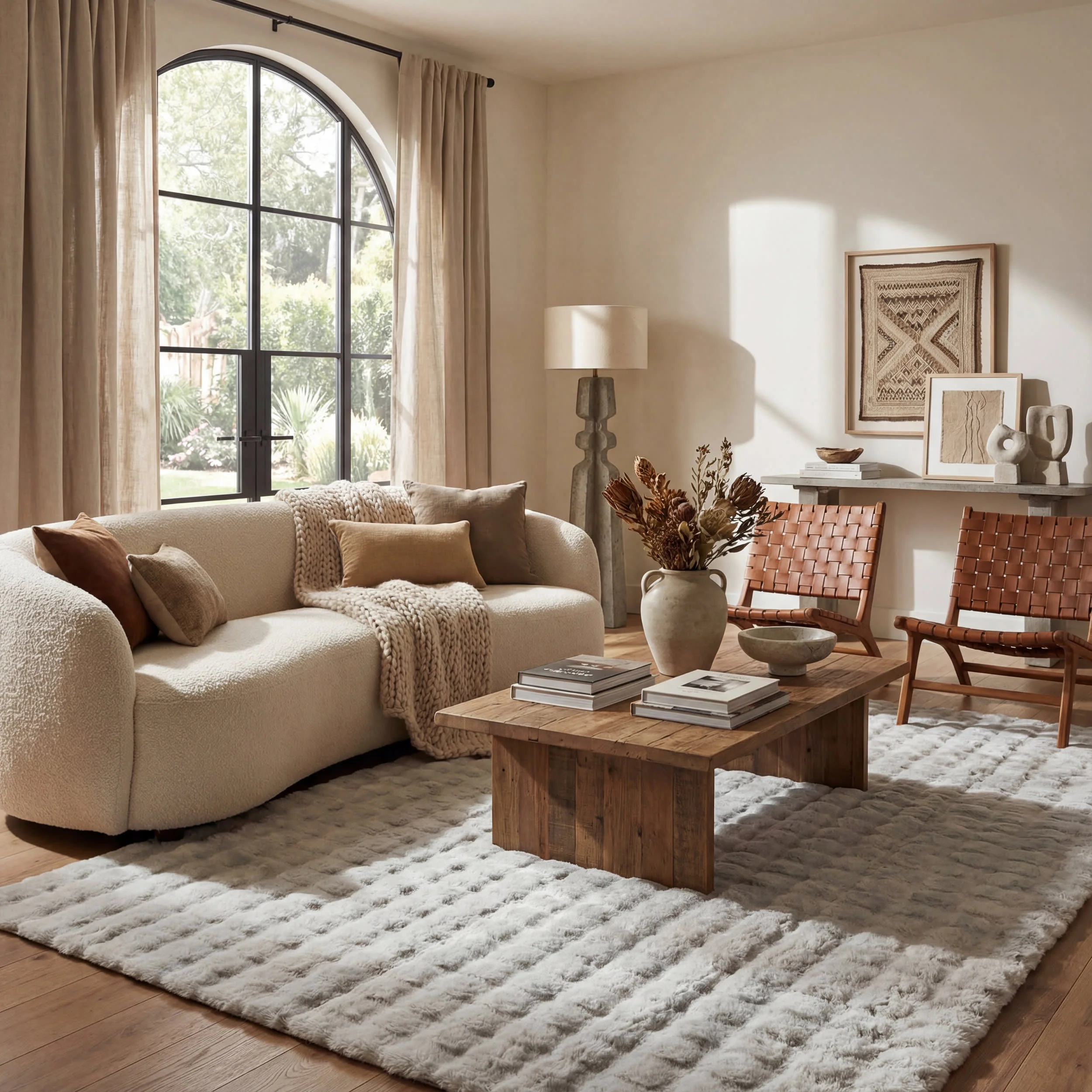 Ivana Checkered Plush Cloud Washable Rug | Grey - Image 2