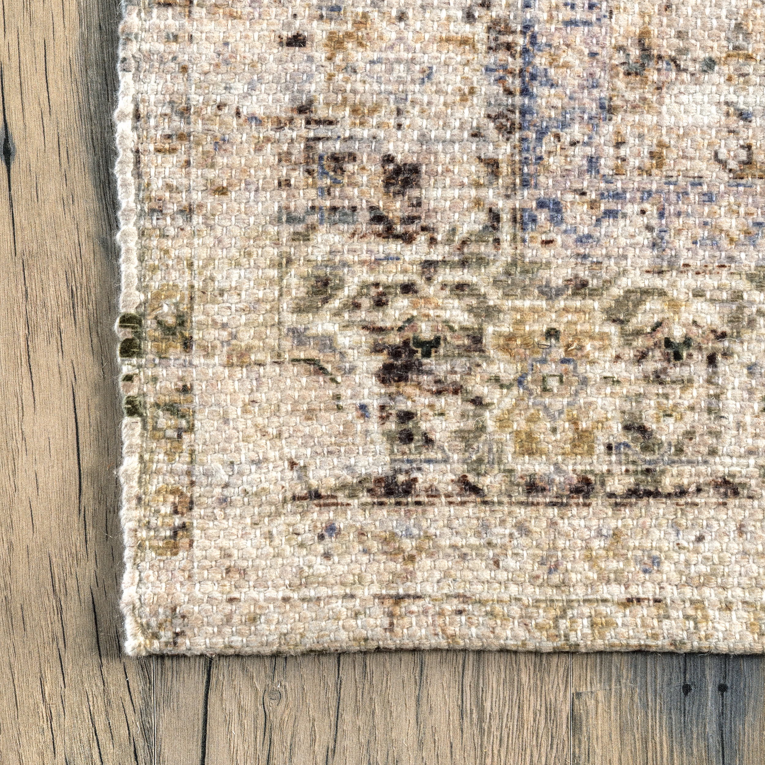 Ivanna Bordered Faded Rug | Beige - Image 3