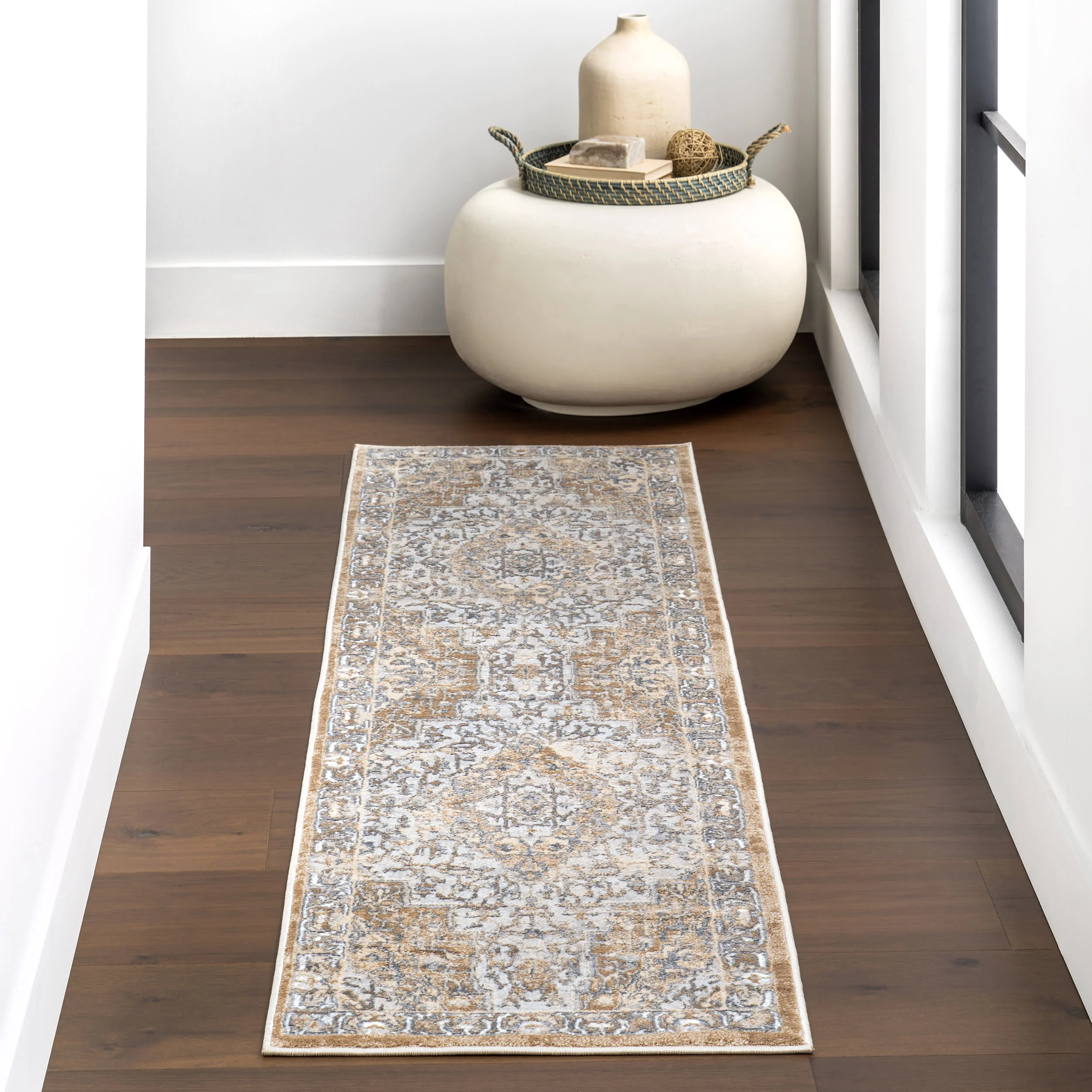 Ivied Medallion Rug | Beige - Image 2