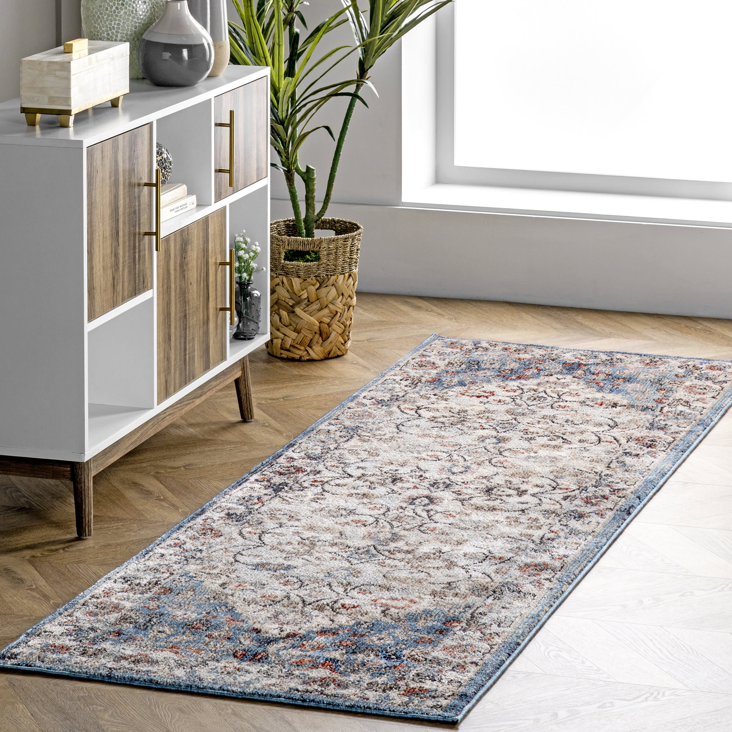 Ivied Medallion Rug | Blue - Image 2