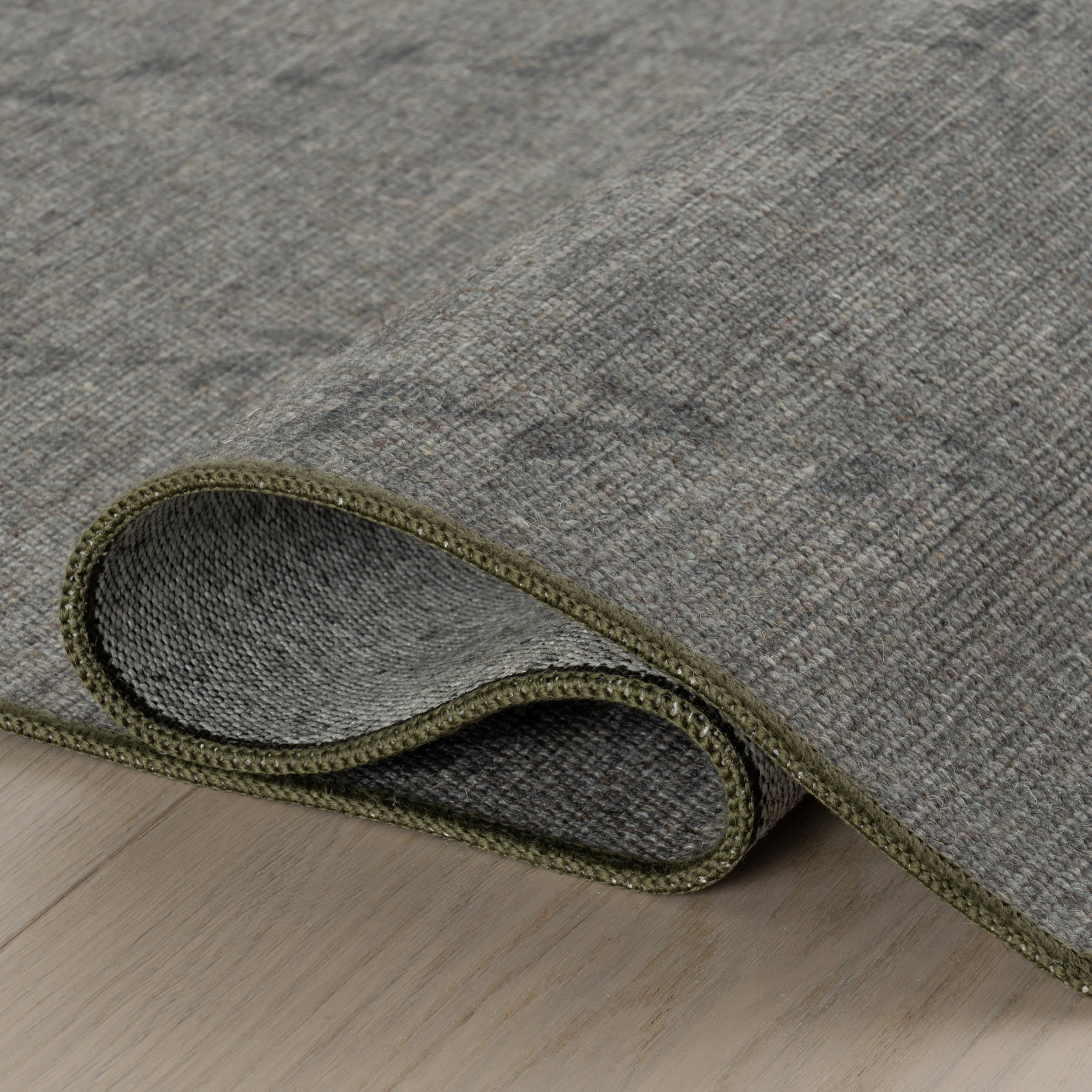 Ivy Floral Washable Rug by Nate Berkus | Charcoal - Image 8