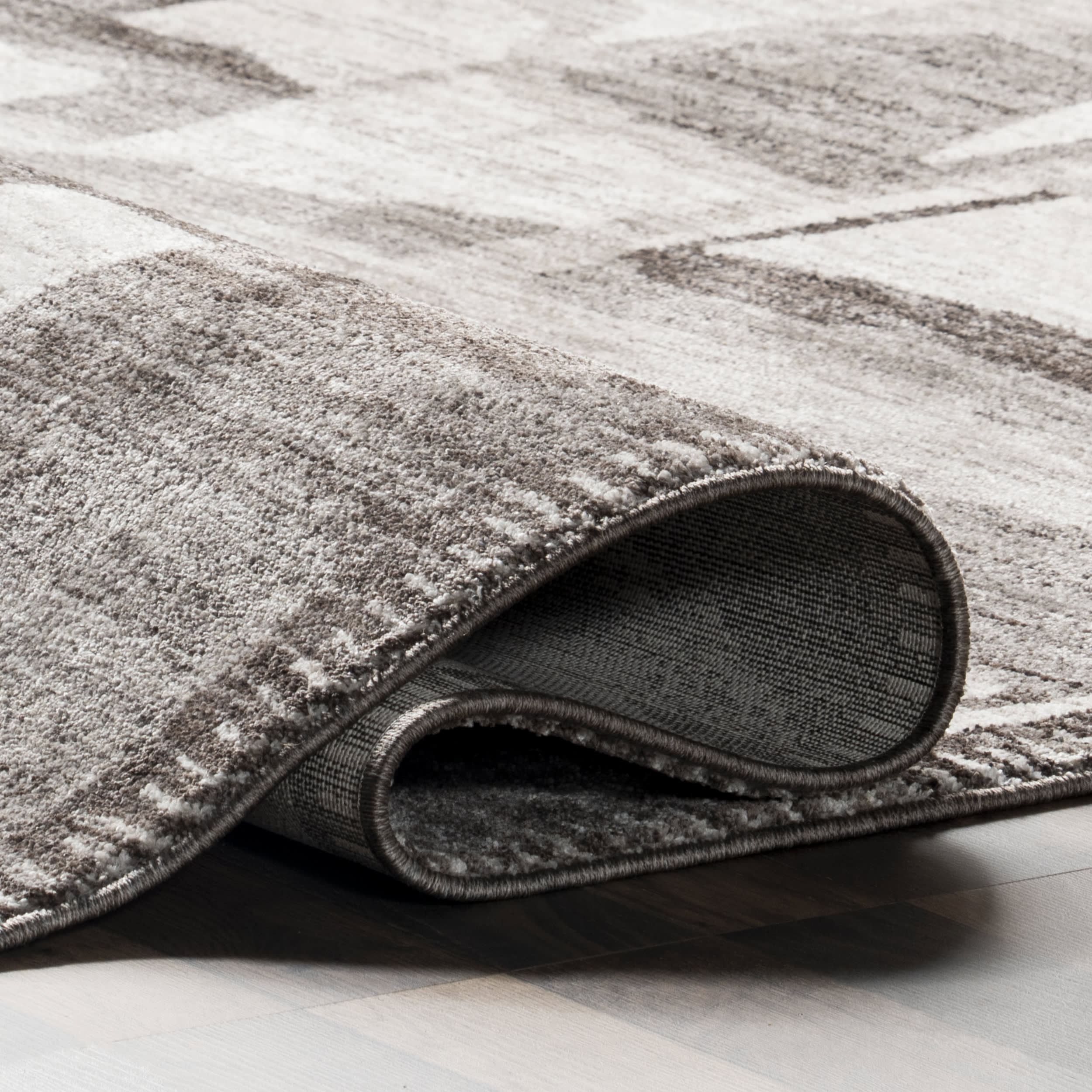 Iyanna Abstract Geometric Rug | Grey - Image 6