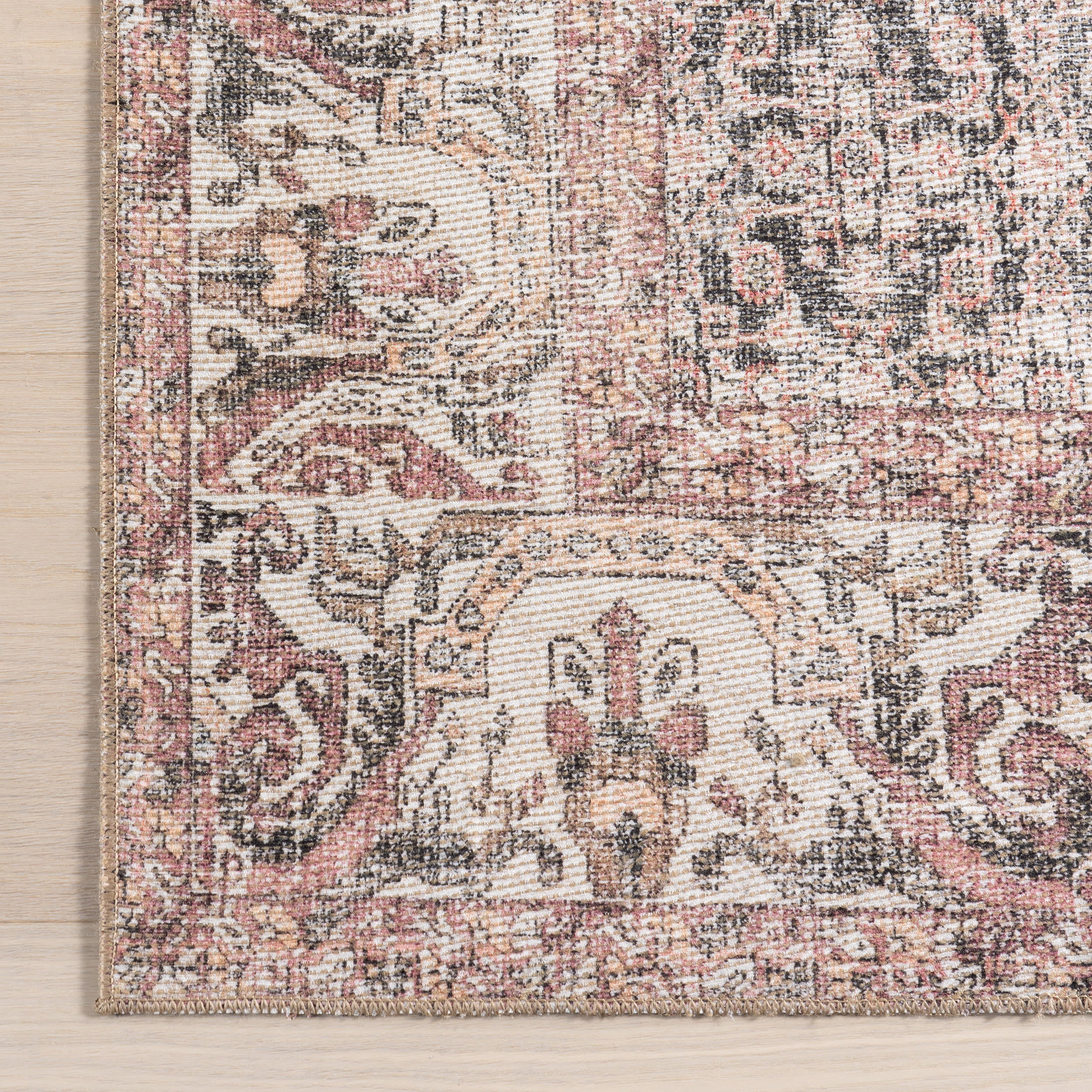 Izara Vintage Rug | Light Grey - Image 4