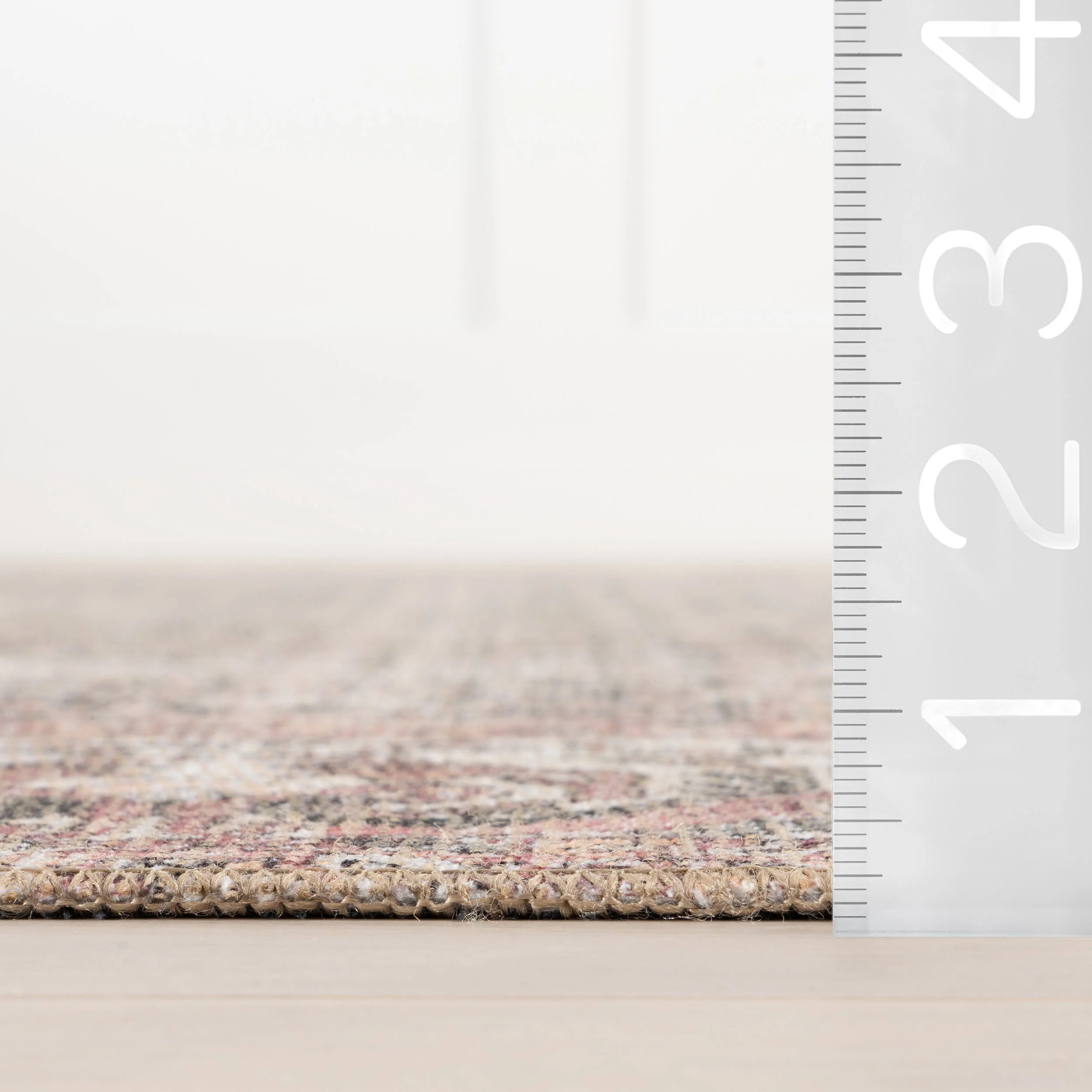 Izara Vintage Rug | Light Grey - Image 6